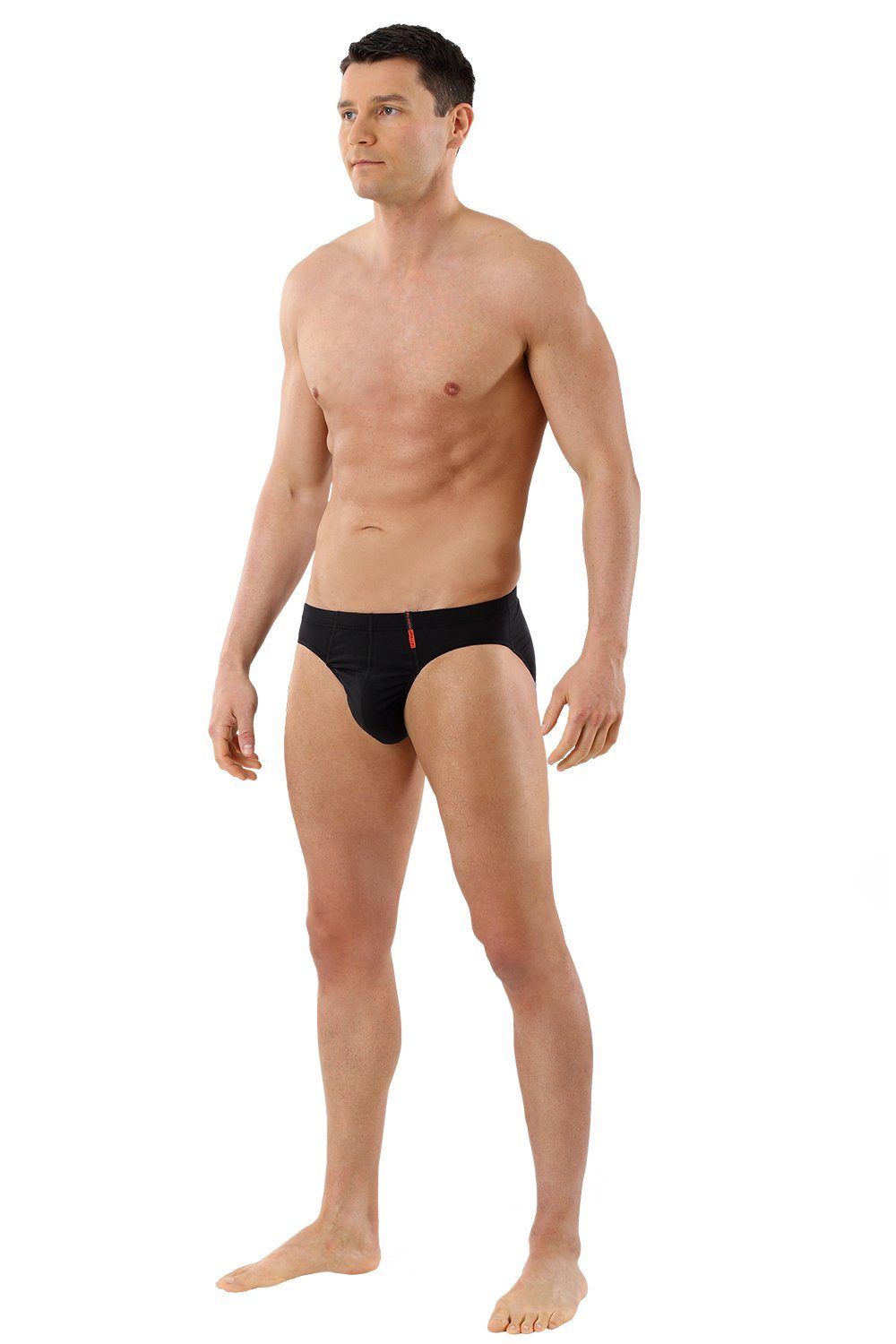 Albert Kreuz Slip Slip Herren Doppelpack atmungsaktiv eng anliegend (1-St)