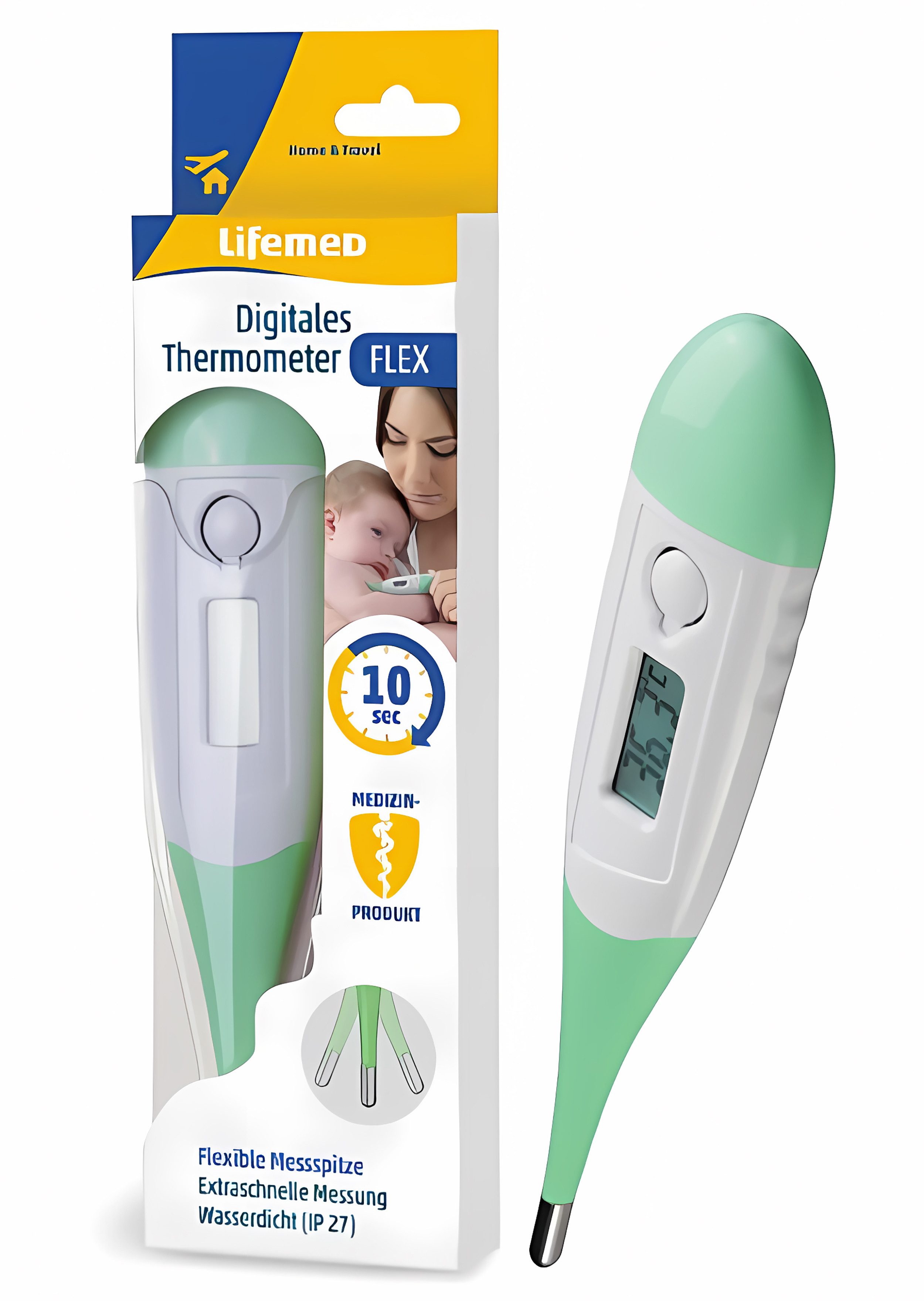 Fieberthermometer Digitales FIEBERTHERMOMETER mit flexible Spitze digital 07