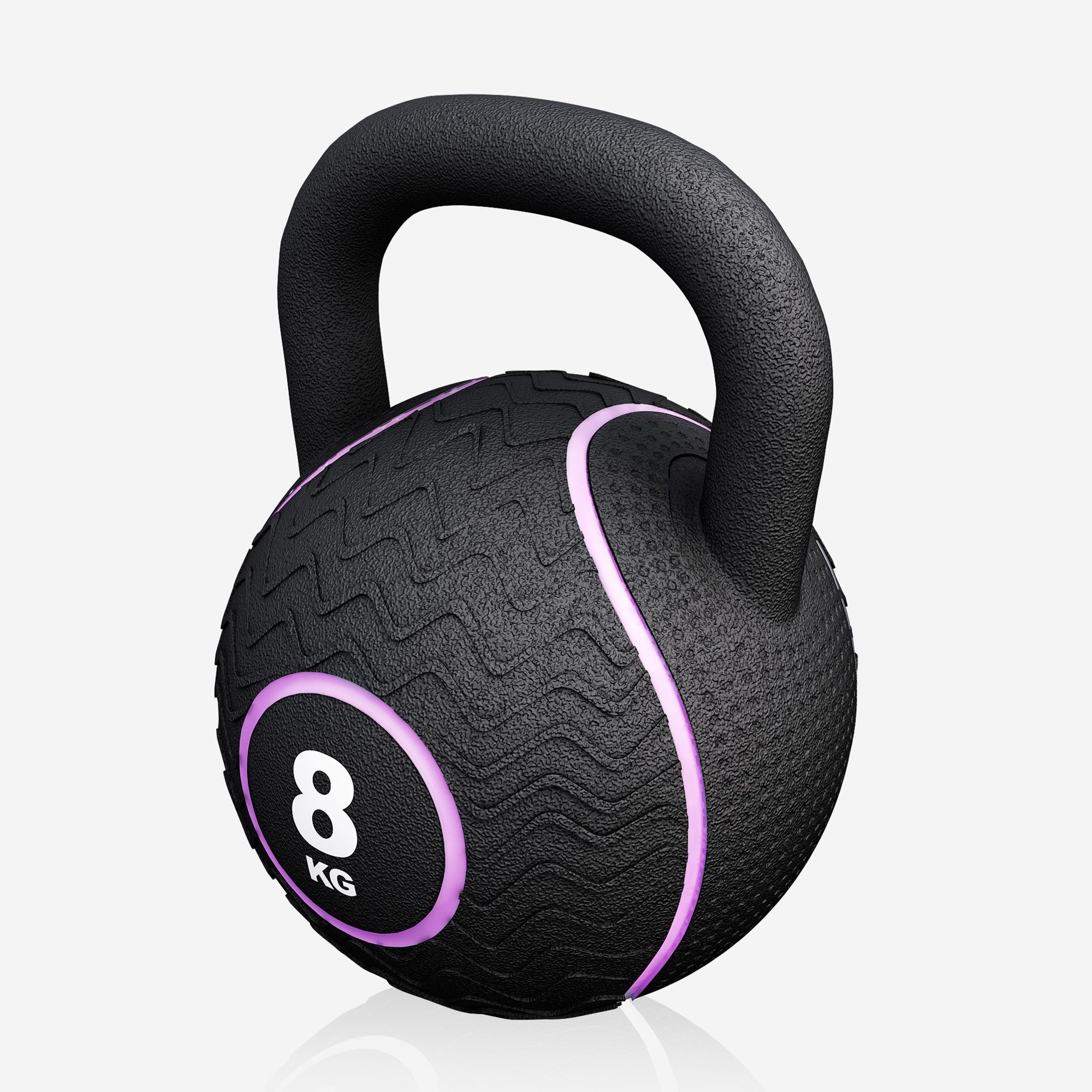 GORILLA SPORTS Kettlebell Kettlebell Gummi 4–20 kg, Bodenschutz, Functional Training