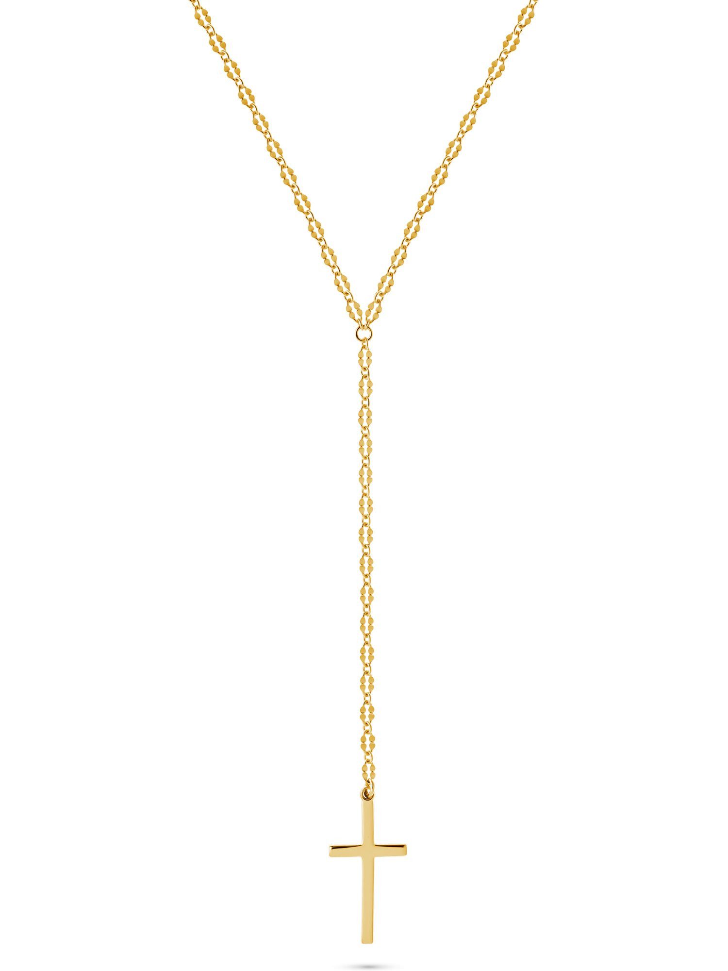 Silberkette CHRIST Damen-Kette 925er Silber, recycelt Kreuz