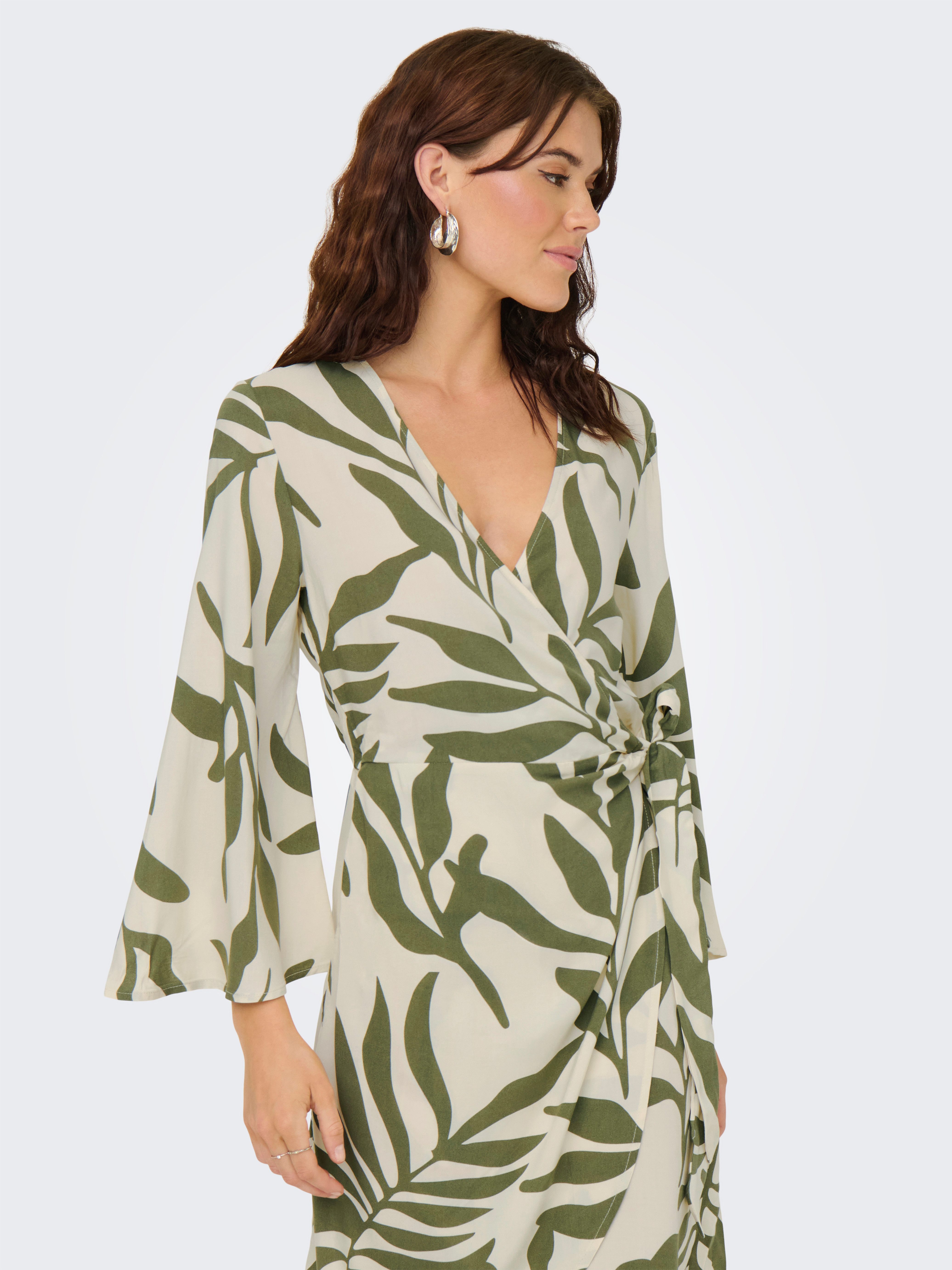 JDY Wickelkleid JDYSEZEN LIFE 7/8 SHORT DRESS WVN DIA Sommerkleid günstig online kaufen