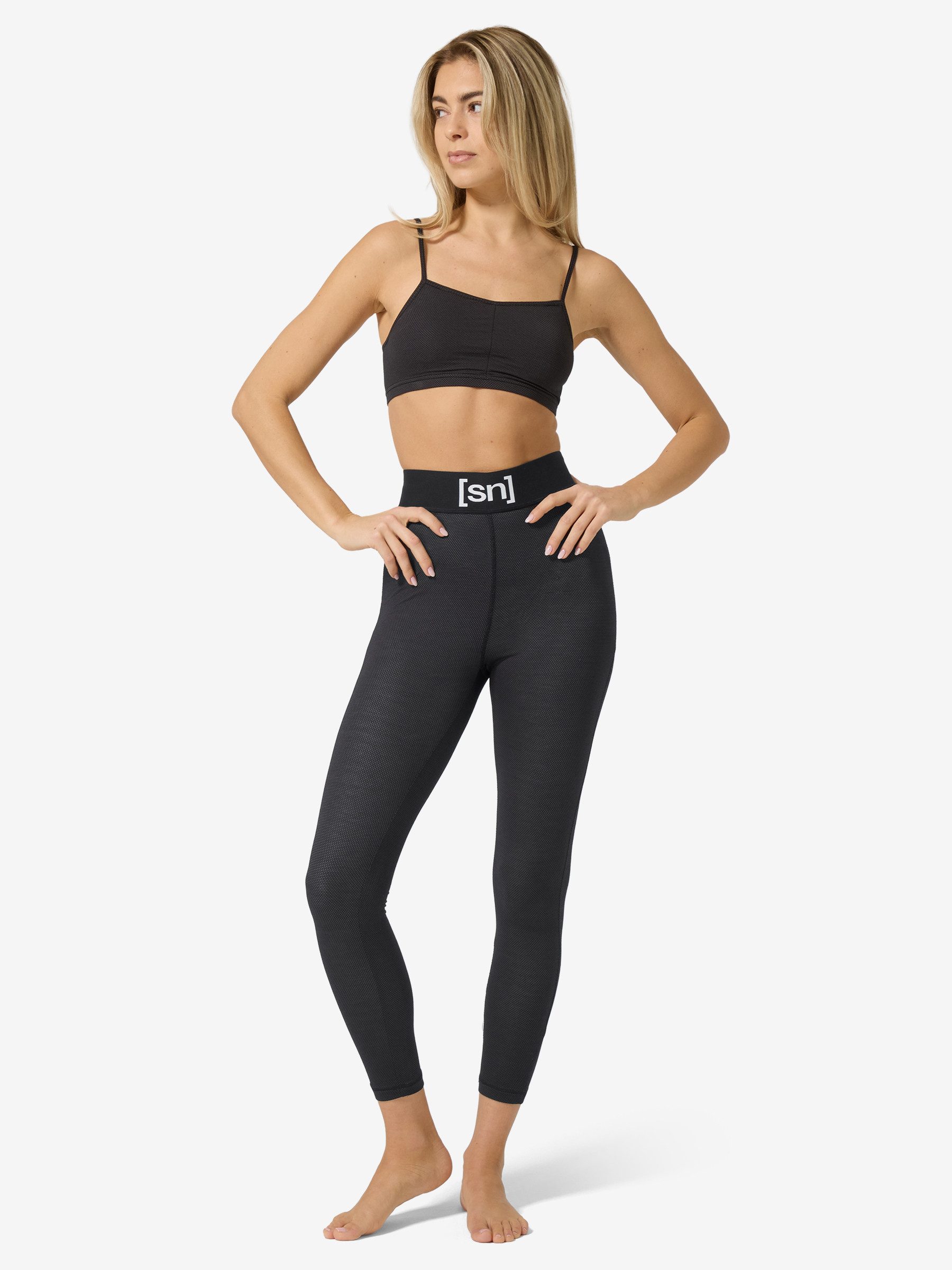 SUPER.NATURAL Funktionsleggings für Damen, Merino W AIR BASE TIGHTS Sehr leicht und extra atmungsaktiv