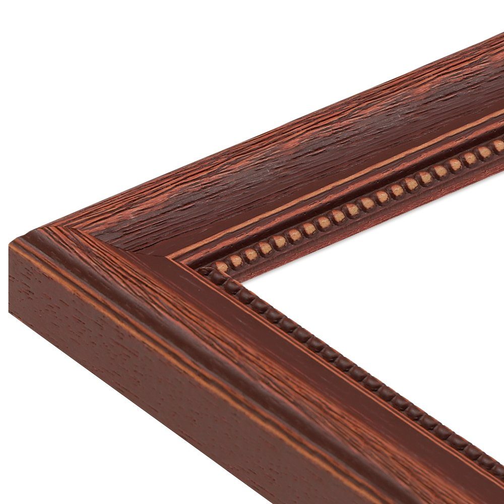 WANDStyle Bilderrahmen H390, Braun, aus Massivholz im Landhaus Stil
