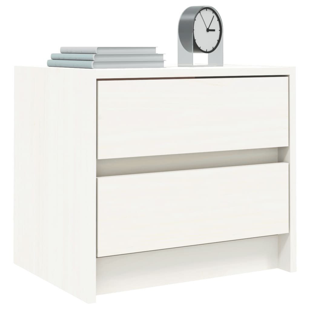 vidaXL Nachttisch Nachttisch Weiß 40x31x35,5 cm günstig online kaufen