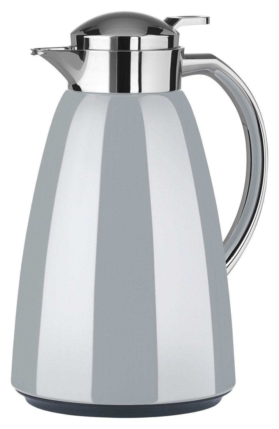 Emsa Isolierkanne CAMPO, Isolierkanne, Pastellgrau, 1 Liter, (1-St), Auslaufsicher