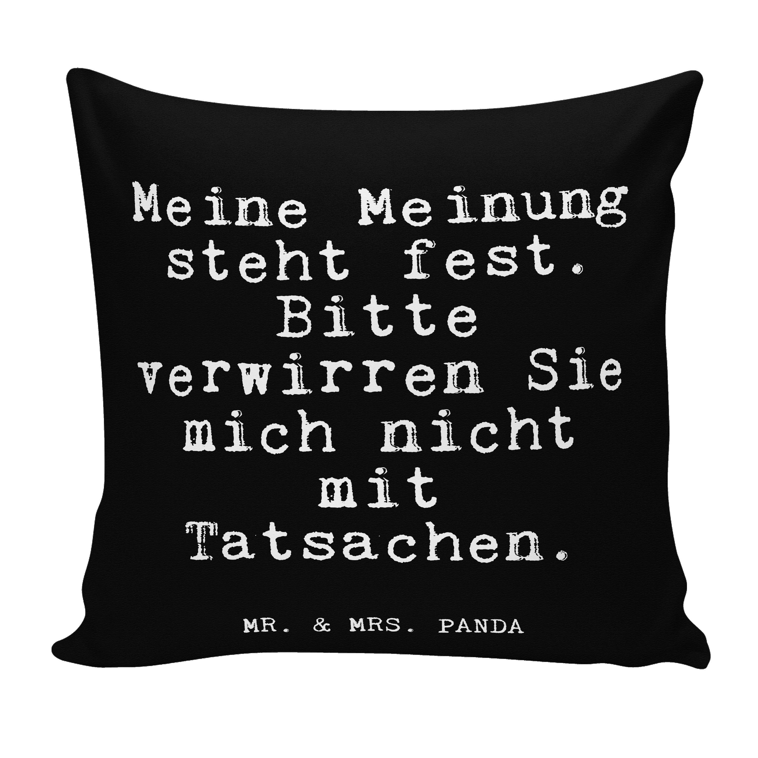 Mr. & Mrs. Panda Dekokissen Meine Meinung steht fest.... Schwarz