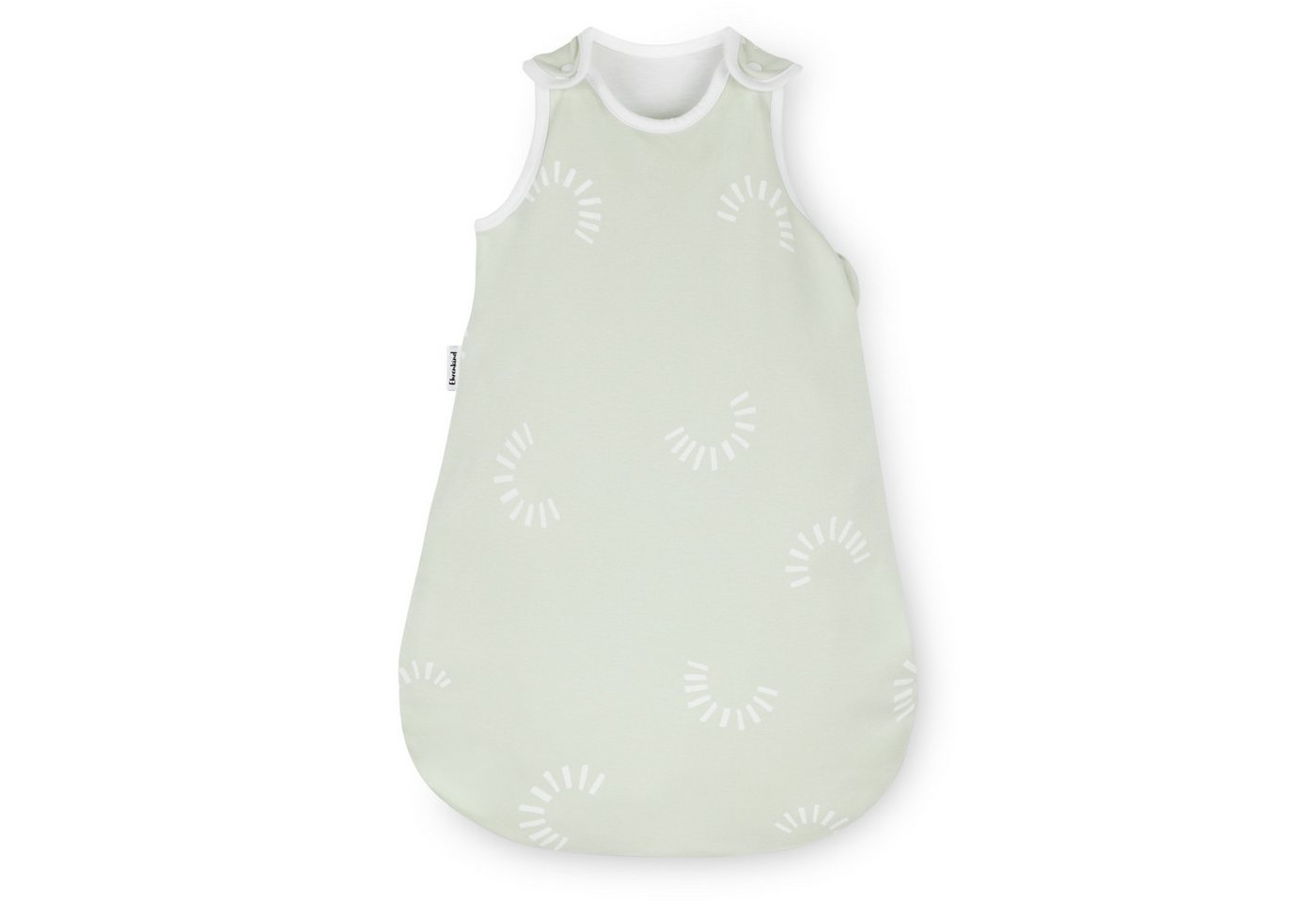 Ehrenkind Babyschlafsack Sommer, Rund, Bio-Baumwolle (Standard by OEKO-TEX, 100% Bio-Baumwolle, Sommerschlafsack, 1.0 TOG), Schlafsack Baby, Baby Schlafsack
