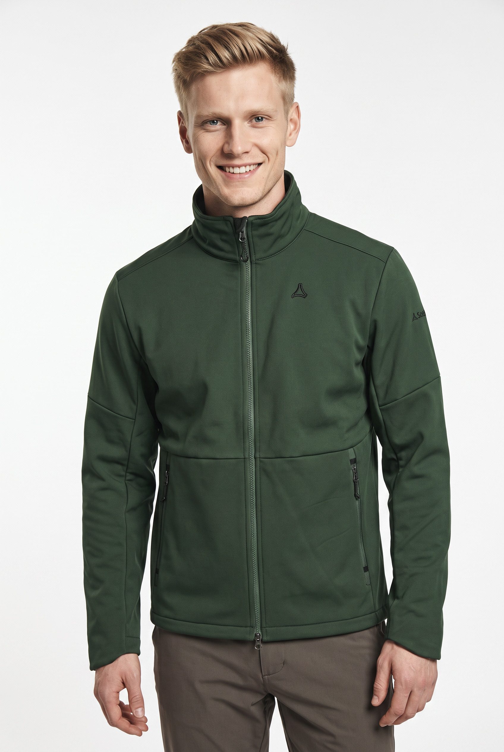 Schöffel Softshelljacke wasser- und windabweisend, mit Polyesterfutter, aus Polyester