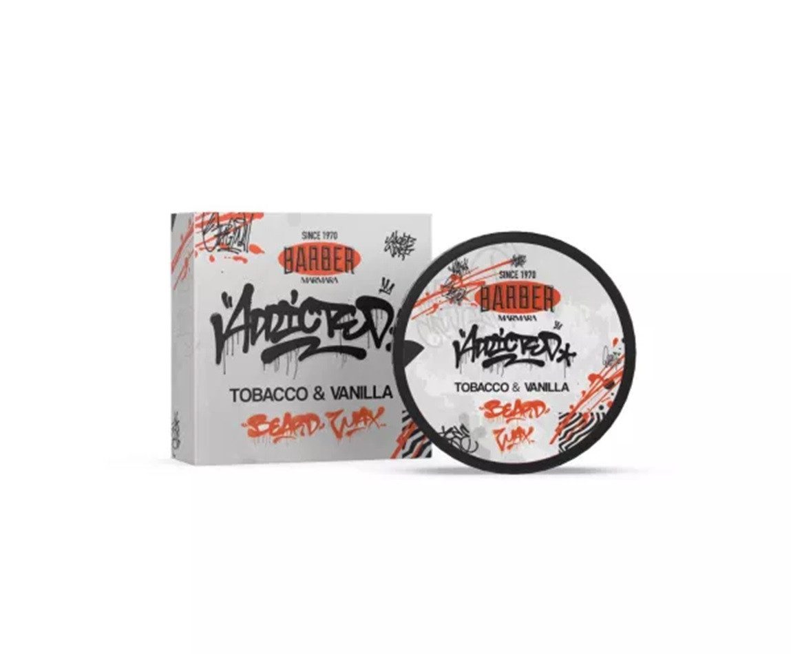 Marmara Barber Bartcreme Marmara Barber Beard Wax 50ml Tobacco & Vanilla Bart Wachs