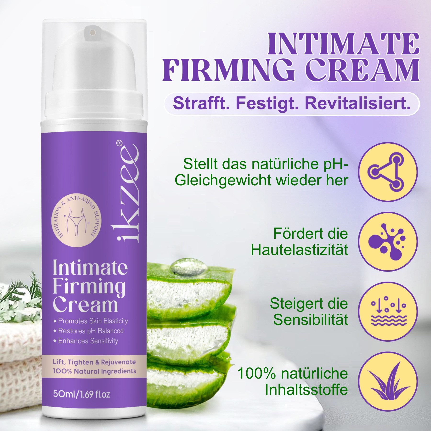 P-Beauty Cosmetic Accessories Intimcreme Intimpflege Vaginal Creme Feuchtigkeitscreme Lifting Firming Cream, 1-tlg., Vaginal Feuchtigkeitscreme, Creme, Pflege