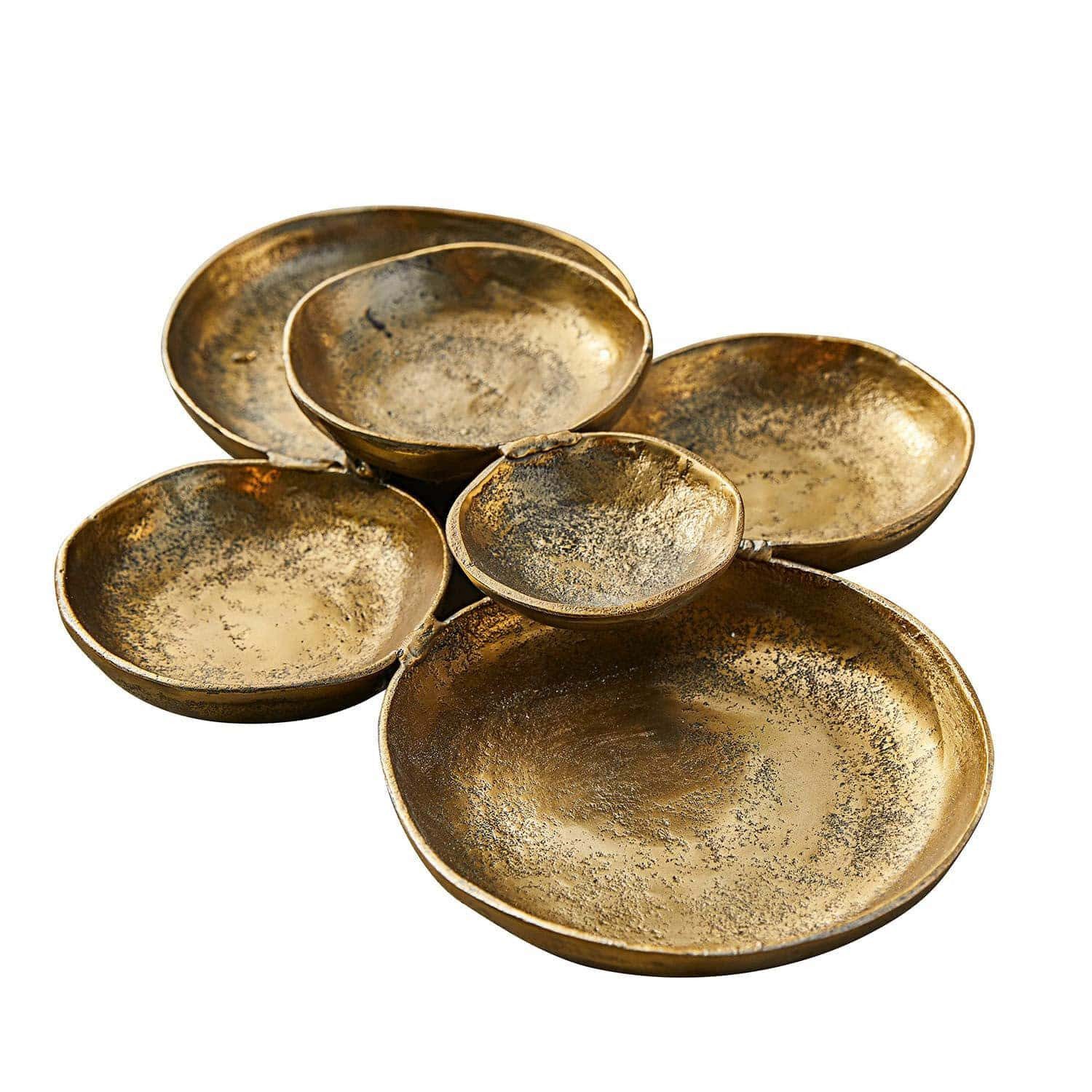 Mirabeau Dekoschale Schale Andris antikgold