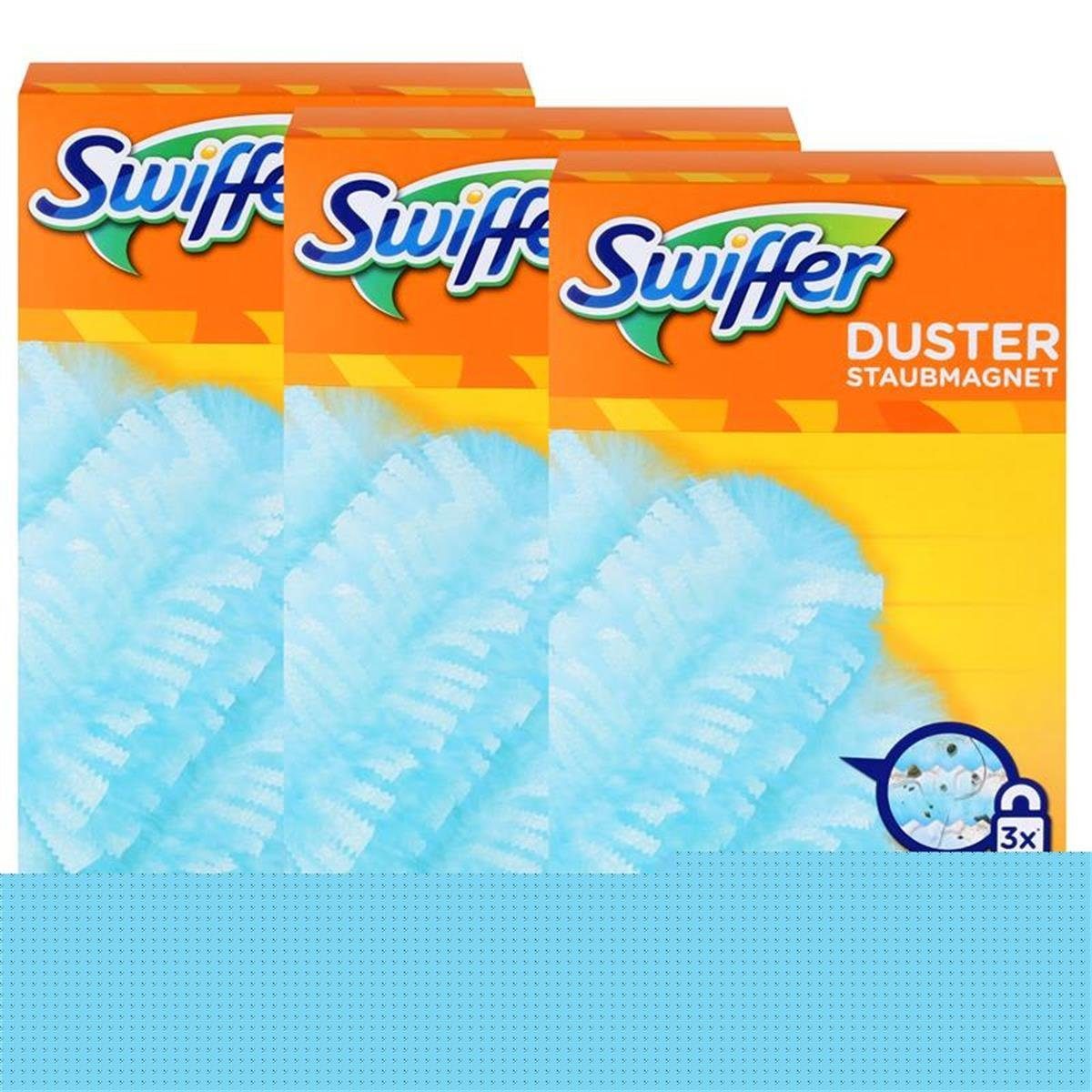 Swiffer Swiffer Staubmagnet Tücher 4er - Nimmt 3x mehr Staub und Haare auf (3e Reinigungstücher