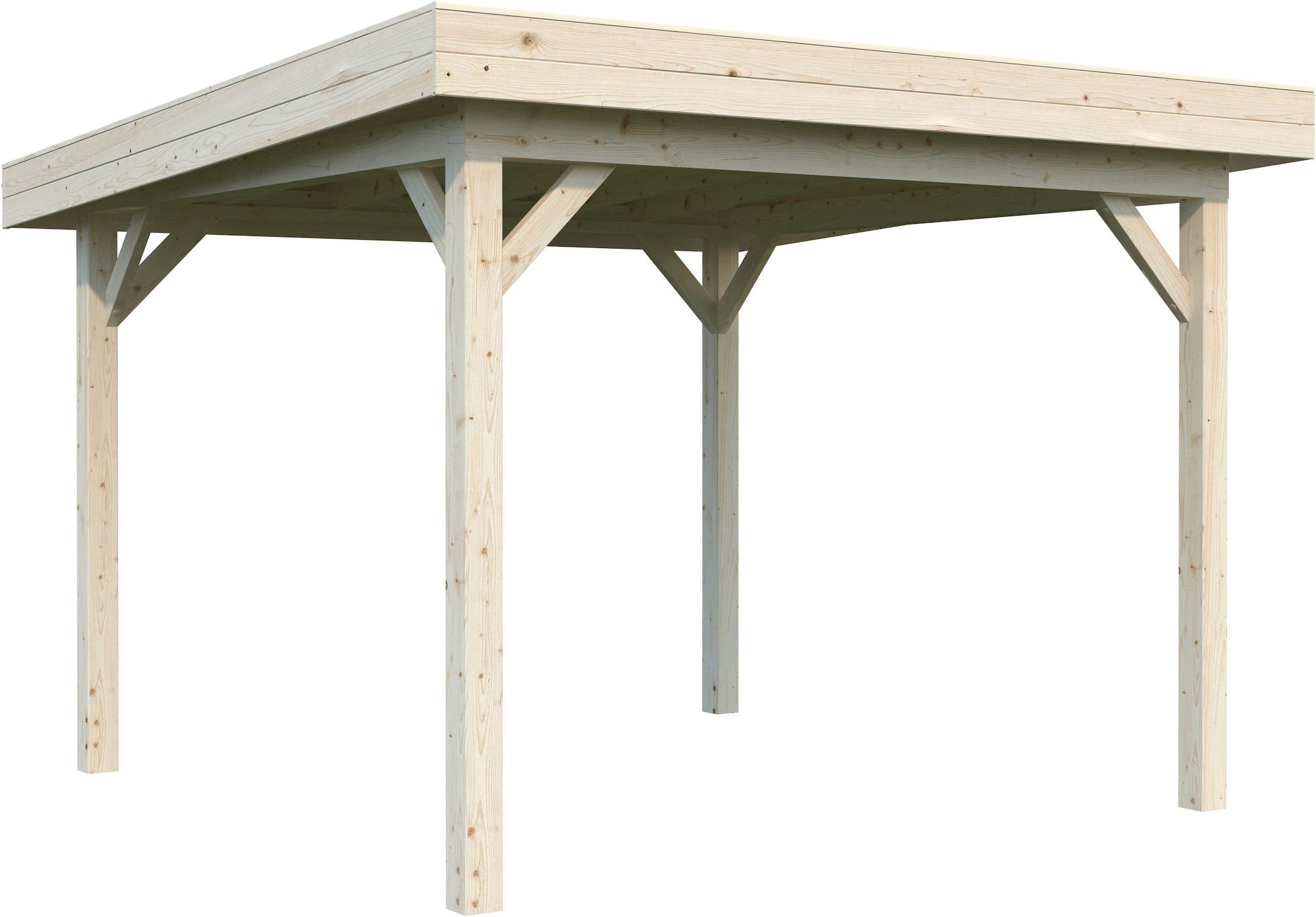 Palmako Holzpavillon Lenna 8,3 m², (Set), BxTxH: 340x340x245 cm
