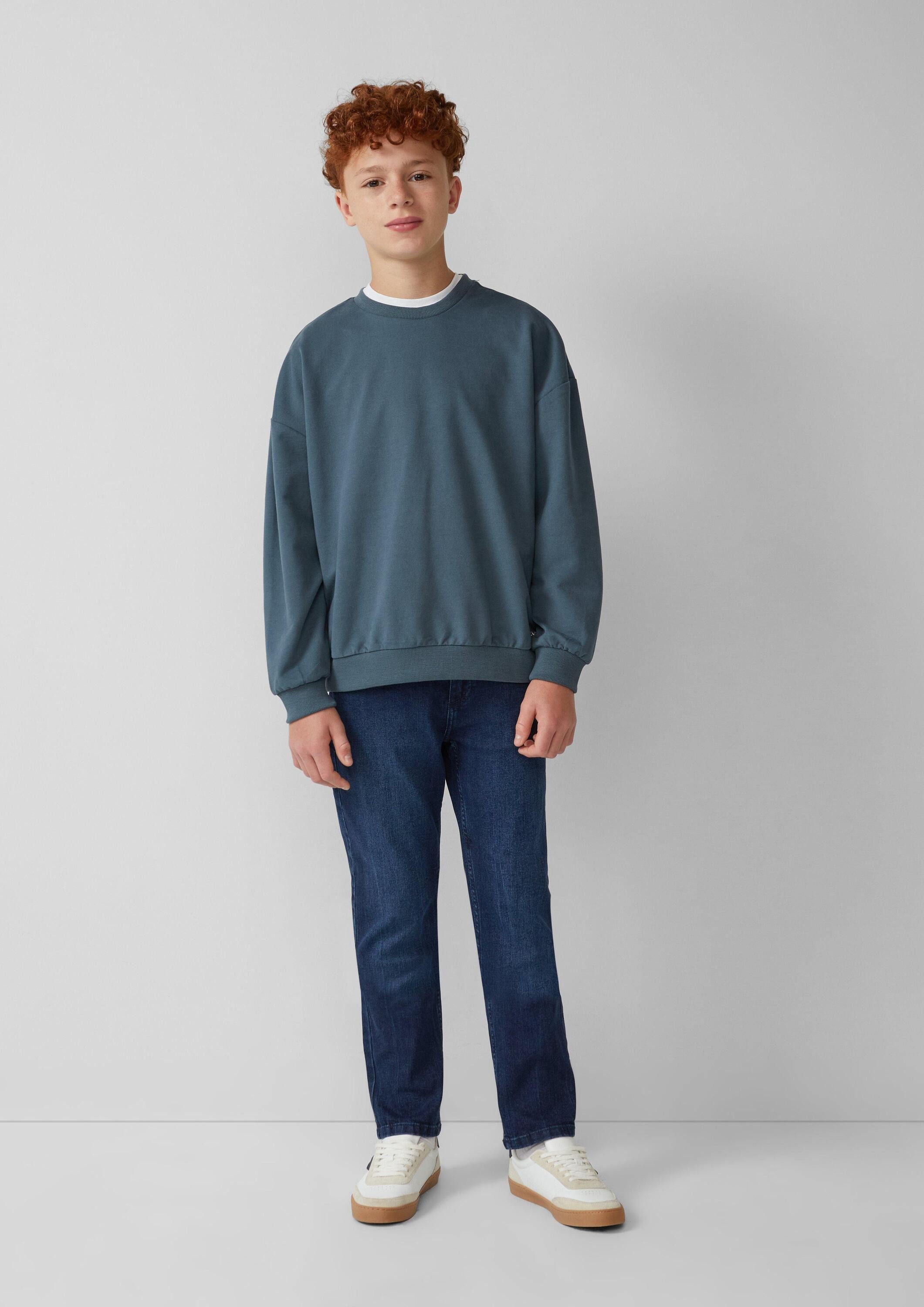 s.Oliver Sweatshirt Sweatshirt Unisex Sweatshirt im Oversize-Shape