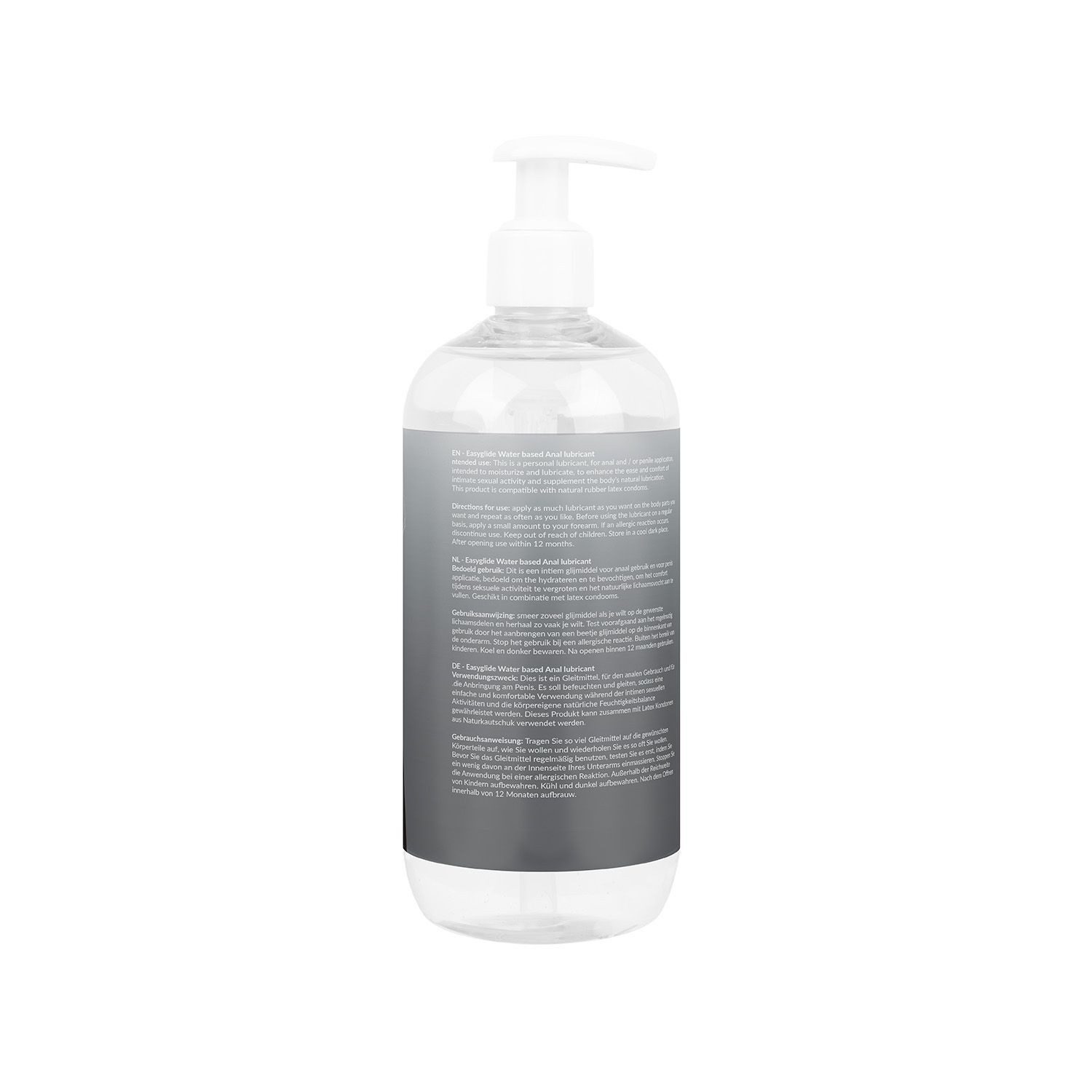 EasyGlide Analgleitgel Anal Gleitgel auf Wasserbasis - 500ml