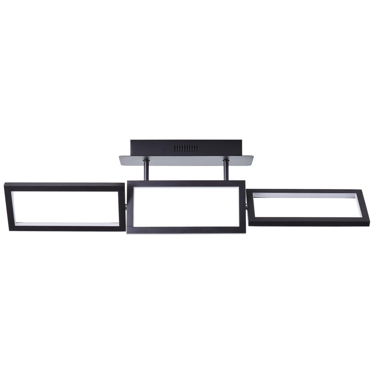 Ranut, 3x 3flg integriert, LED LED schwarz, Deckenleuchte Brilliant Ranut 11.3W Lampe, Deckenleuchte 3000K,