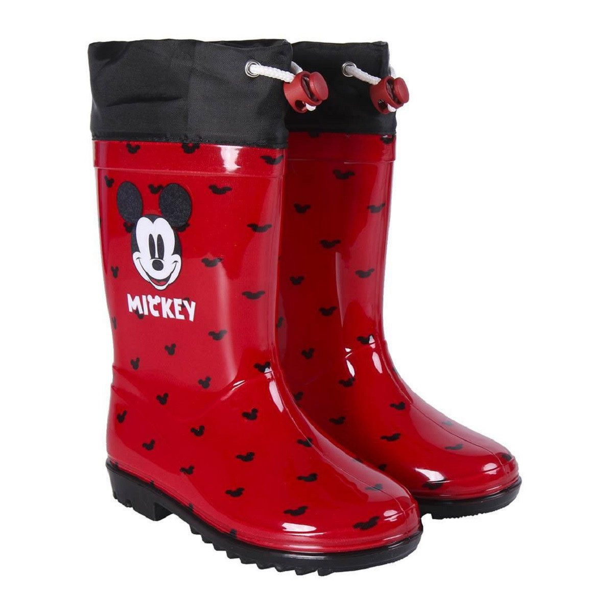 Disney Mickey Mouse Disney Mickey Maus Wasserdichte Stiefel Gummistiefel für Kinder Gummistiefel