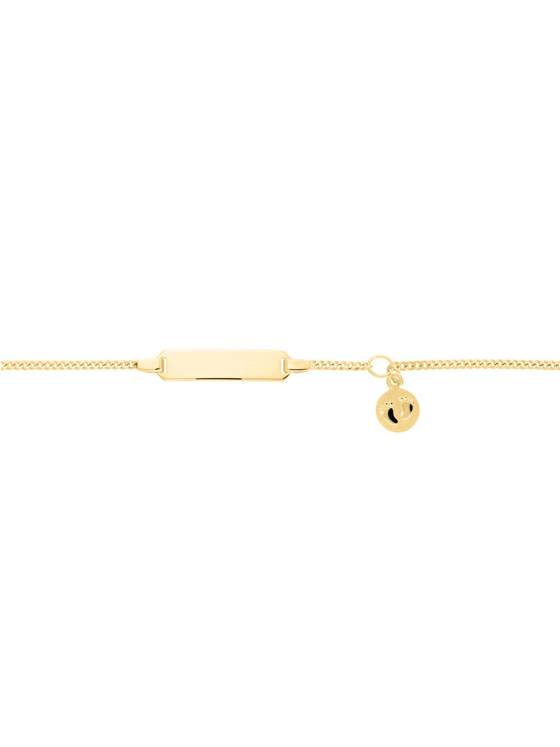 My Gold Armband mit Gravur Kinder Armkette Sterlingsilber 925 Gravur Vergoldung - Life (Set, 1-tlg., inkl. Schmuckbox), Geschenke