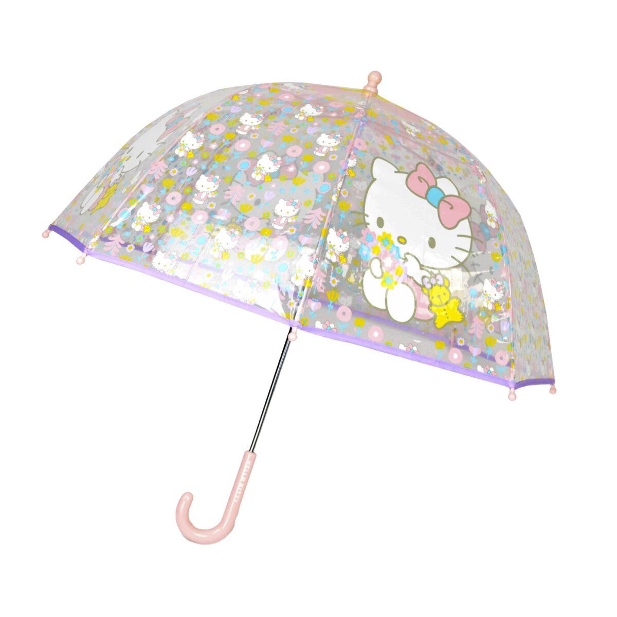 Hello Kitty Stockregenschirm Hello Kitty Regenschirm Stockschirm für Kinder