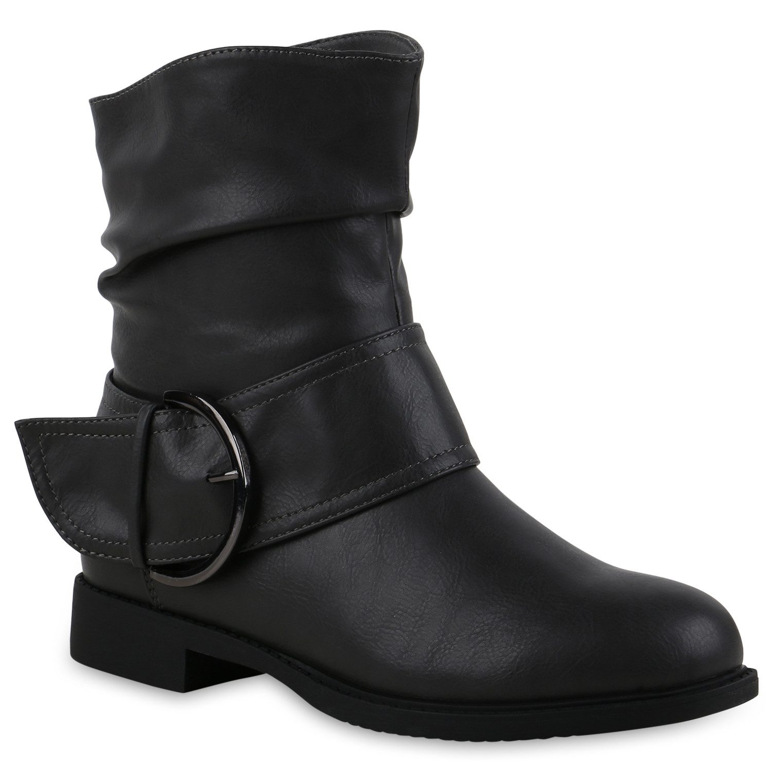 VAN HILL 837602 Schlupfboots Damen Leicht Gefütterte Schlupfstiefeletten Sc günstig online kaufen