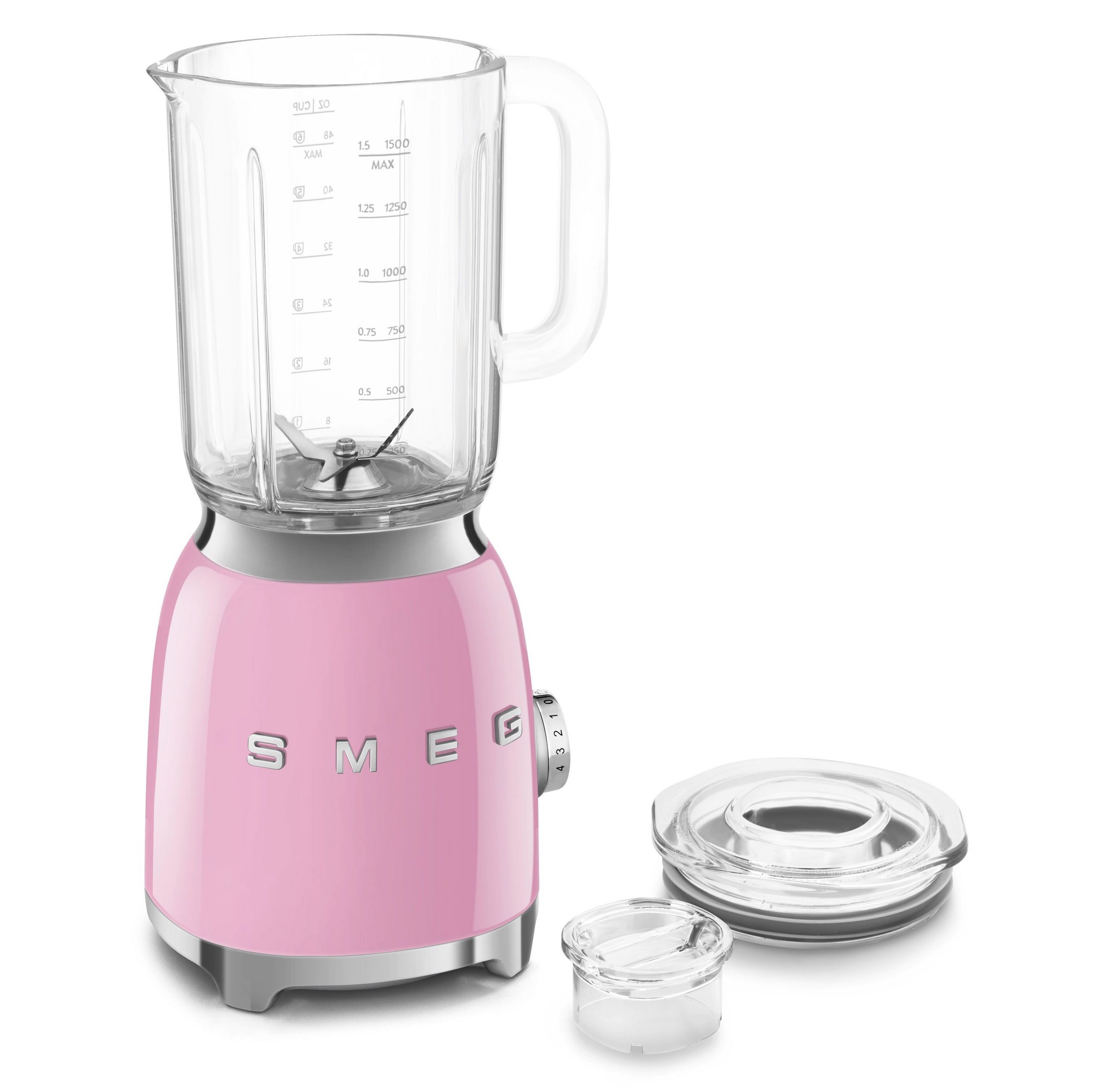 Smeg Standmixer Standmixer Smoothie Maker Blender Mixer SMEG Cadillac Pink BLF03PKEU
