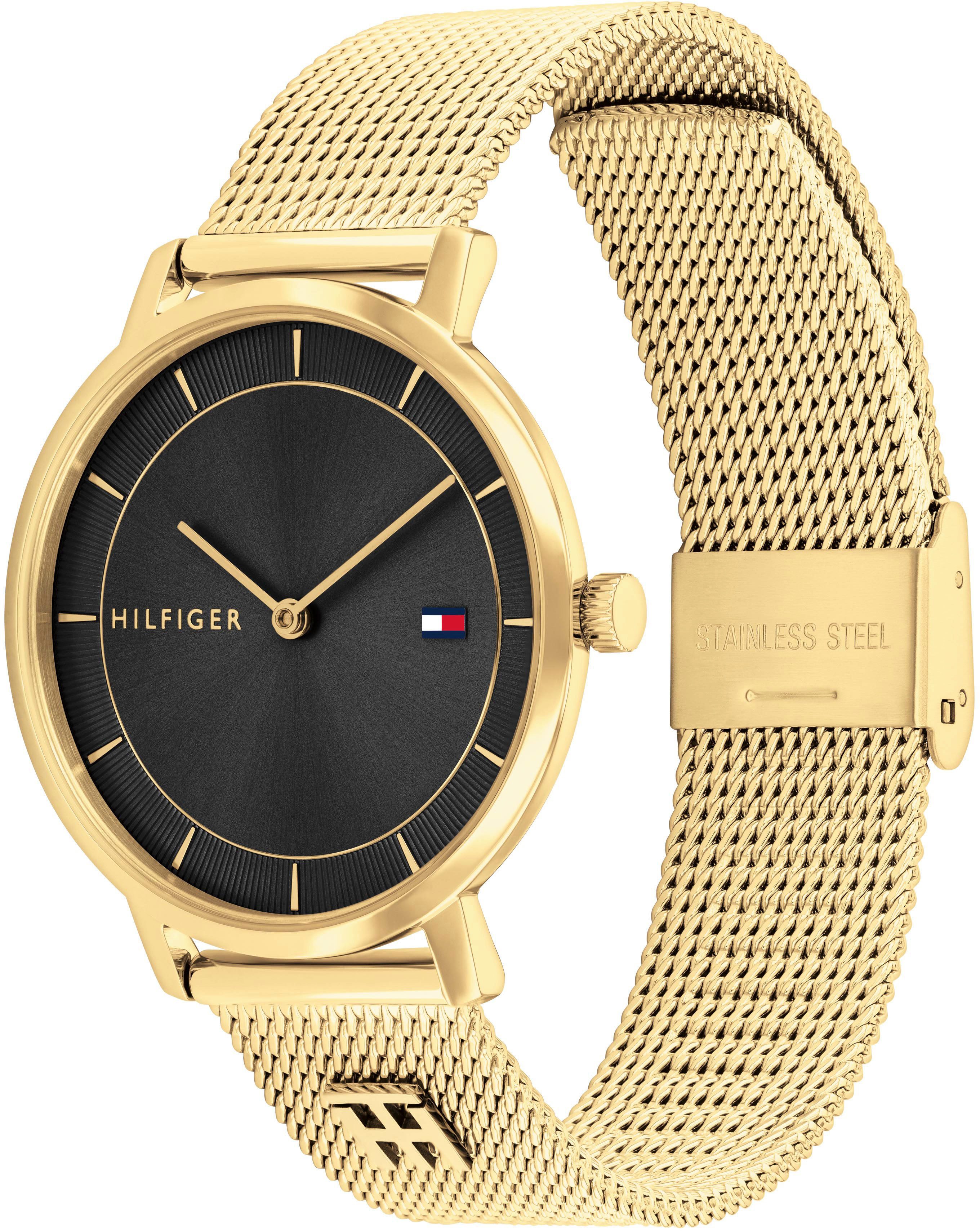 Tommy Hilfiger Quarzuhr TEA 1782739, Armbanduhr, Damenuhr, Edelstahlarmband günstig online kaufen