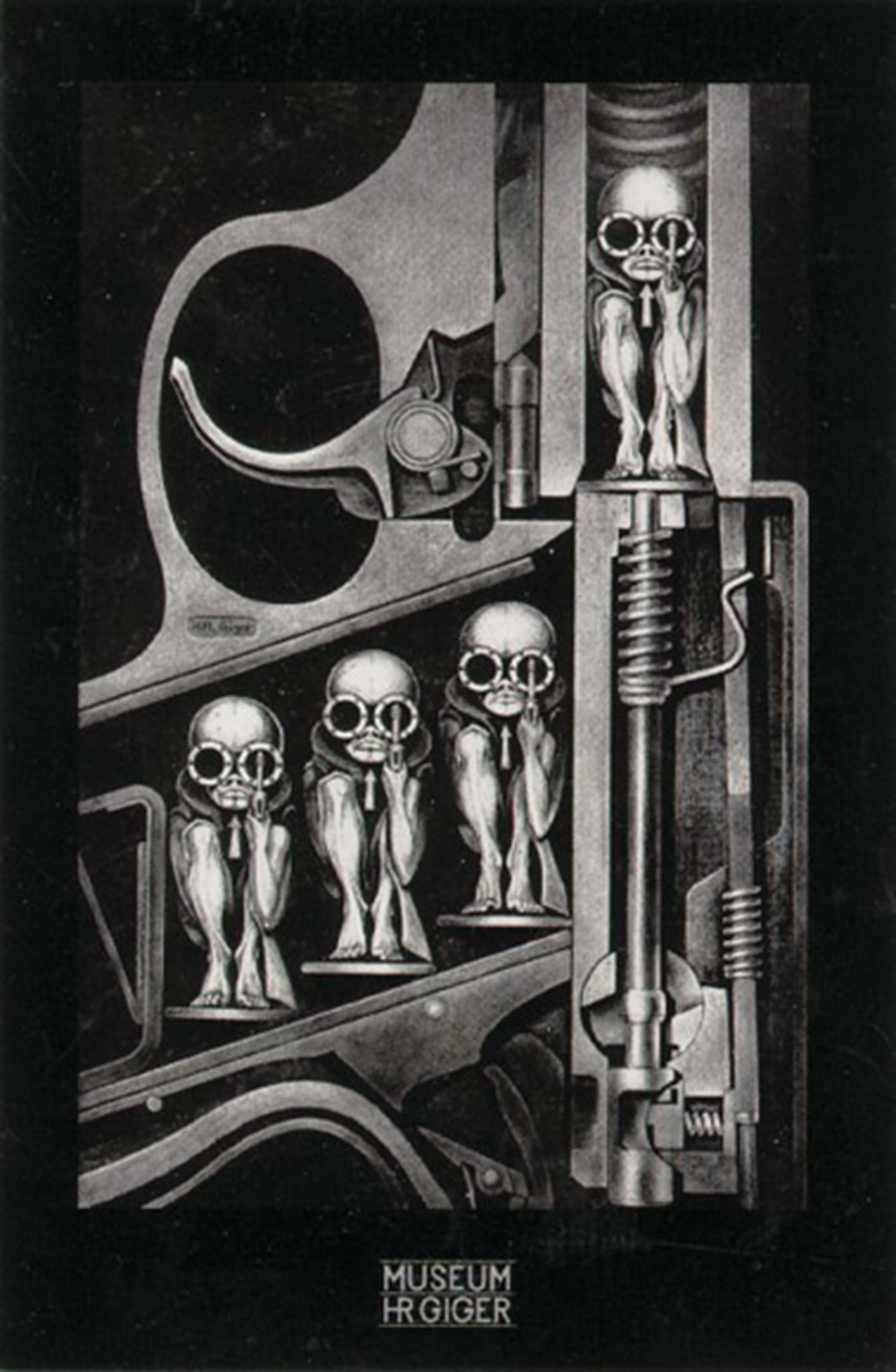 Close Up Poster Hr Giger Poster Birthmachine 61 x 91,5 cm