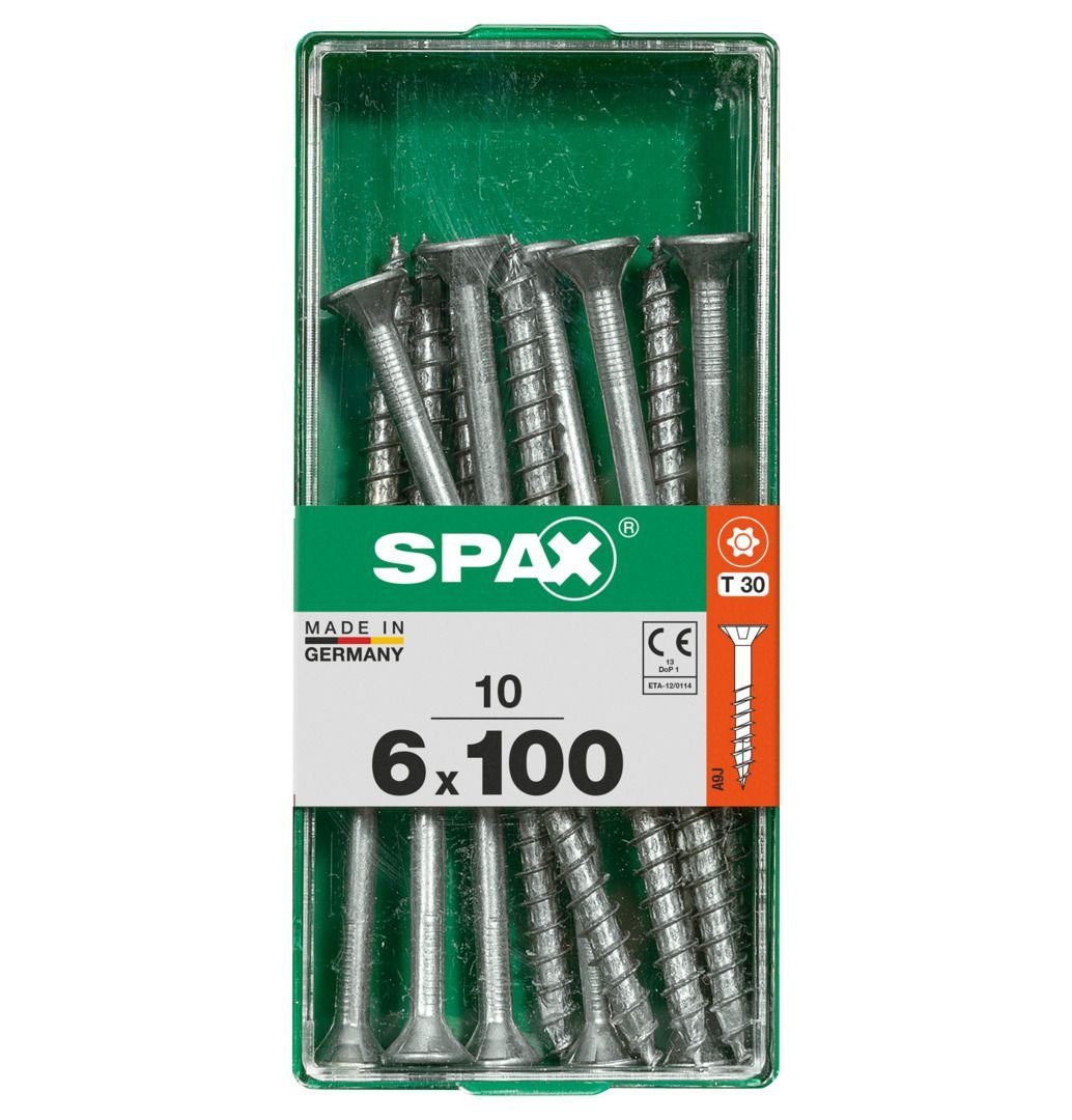SPAX Holzbauschraube Spax Universalschrauben x TX 30 6.0 mm 10 100 