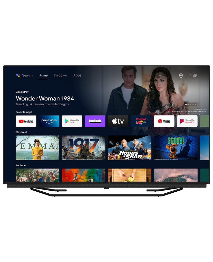 Grundig 43 GUB 7240 LED-Fernseher (108 cm/43 Zoll, 4K Ultra HD, Android TV, 4K UHD, Android TV, Dolby Vision, Magic Fidelity)