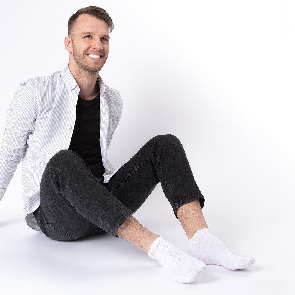 OCCULTO Sneakersocken Damen & Herren 100% Baumwolle Sneaker Socken 10er Pack (Modell: Manu) (10-Paar)