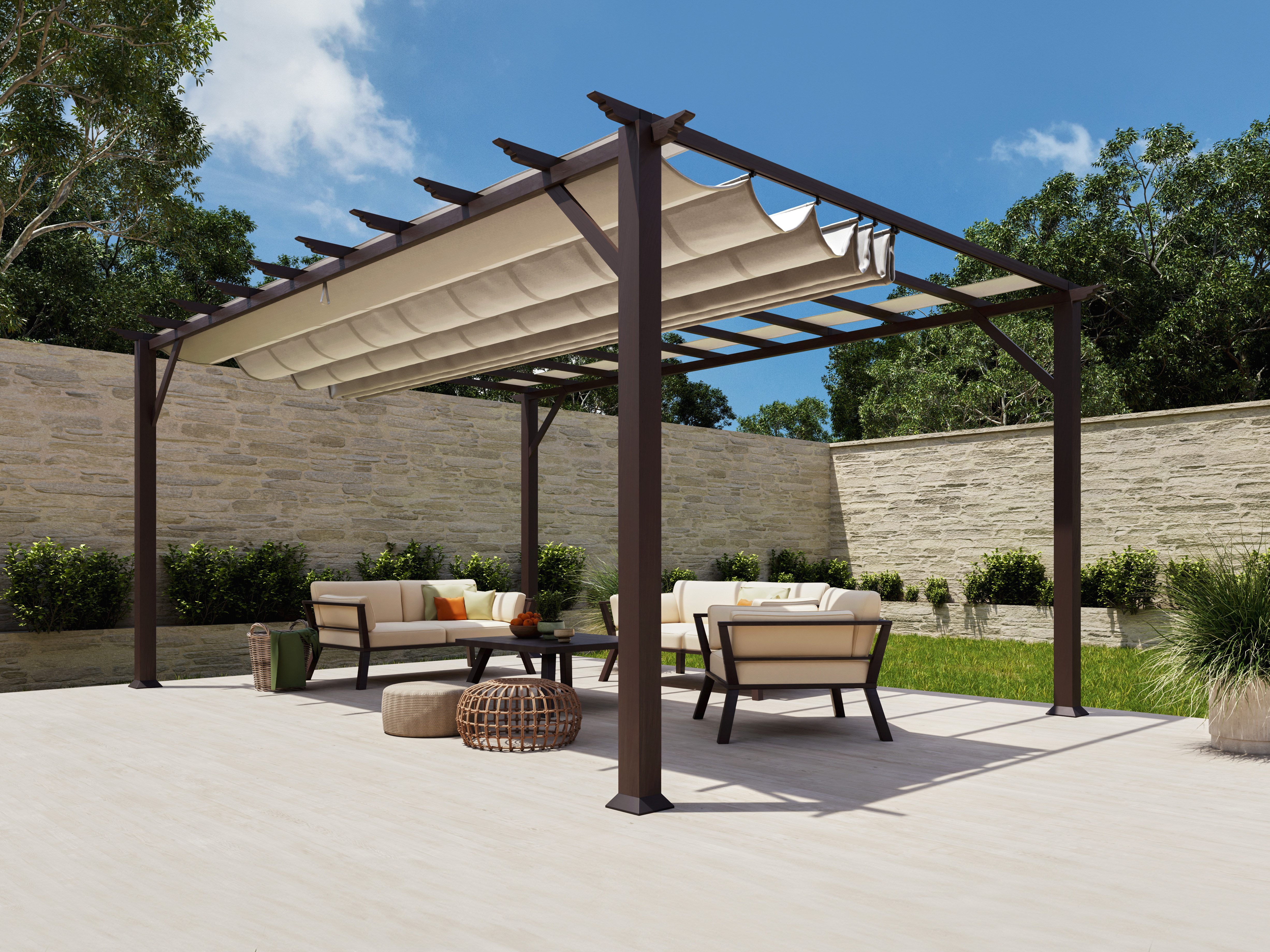 Paragon Pergola Florenz, BxTxH: 505x350x236 cm