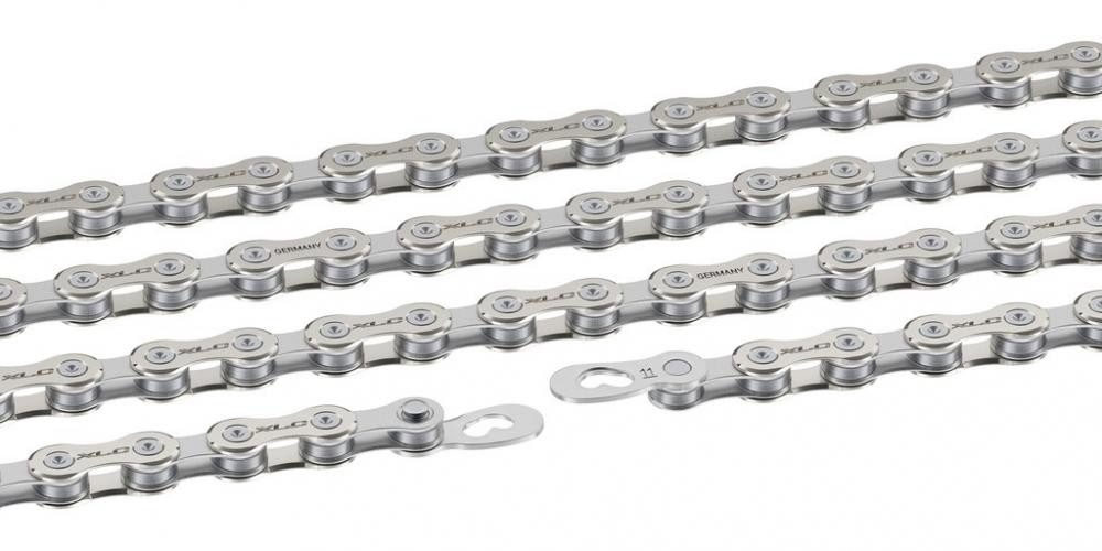 Fahrradkette XLC Kette CC-C04 1/2 x 11/128, 136 Gl. 11-f. silber