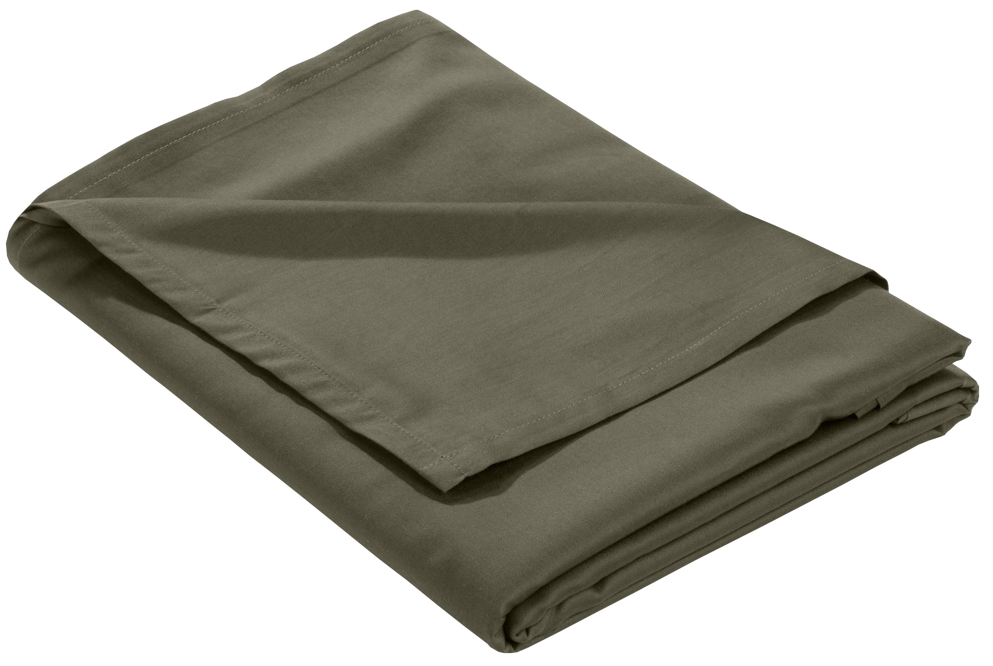 BETTWAESCHE-MIT-STIL Bettlaken Mako Satin Bettlaken uni günstig online kaufen
