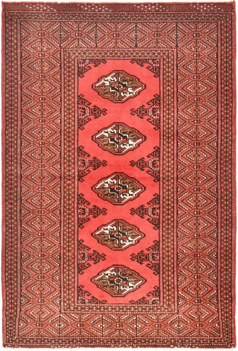 Orientteppich Turkaman 99x143 Handgeknüpfter Orientteppich / Perserteppich, Nain Trading, rechteckig, Höhe: 6 mm
