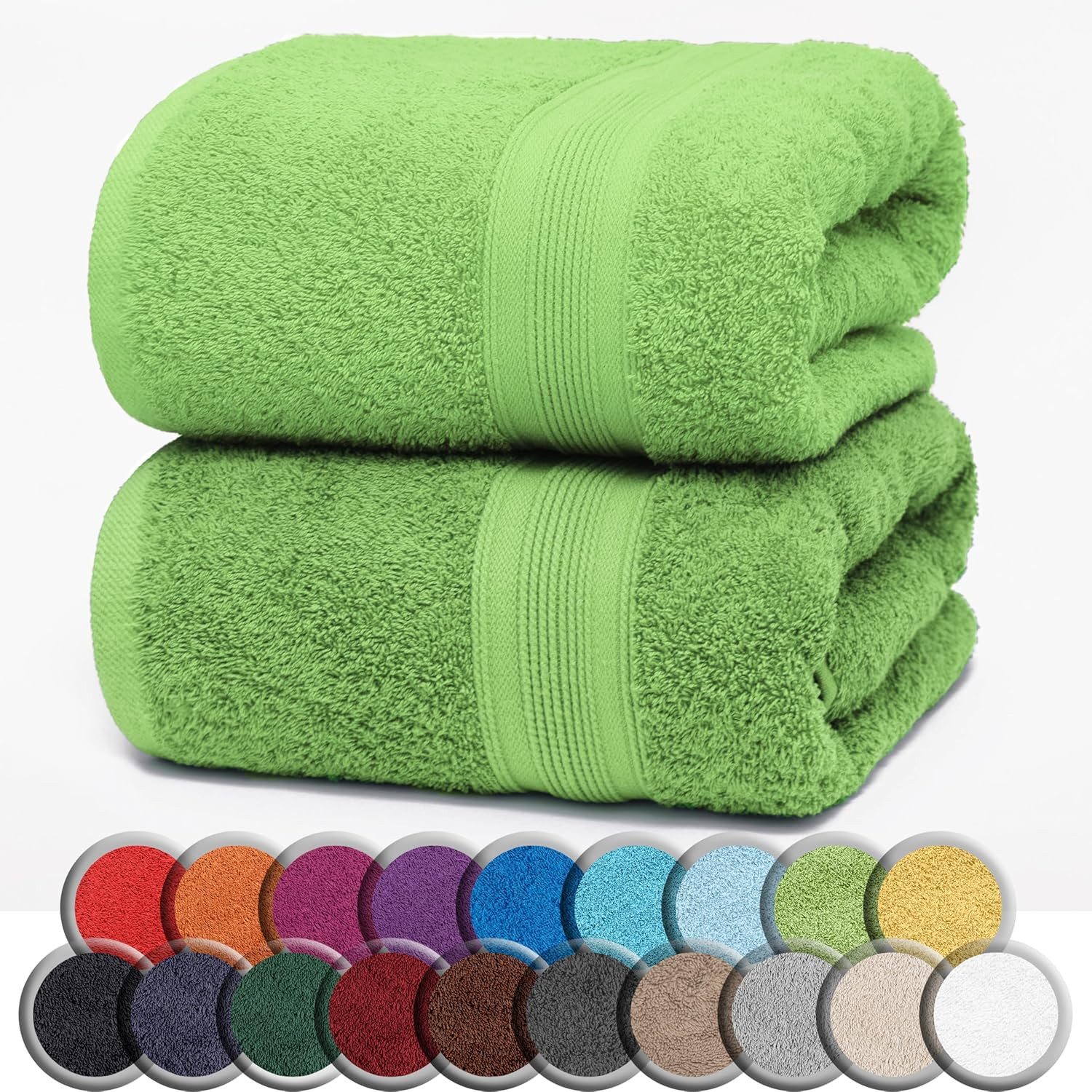 NatureMark Saunatuch Frottier Saunatücher 80x200cm, 100% Baumwolle (2-St), günstig online kaufen