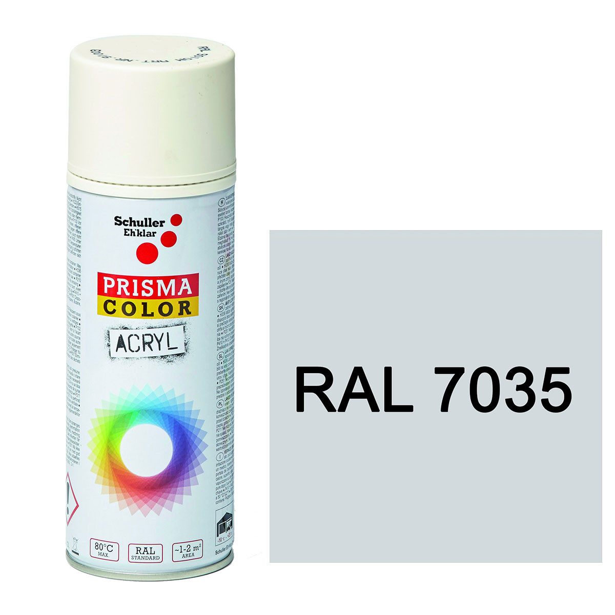 DD Composite Harzfarbe PRISMA COLOR Lackspray 400ml RAL7035, schnelltrocknender Acryllack