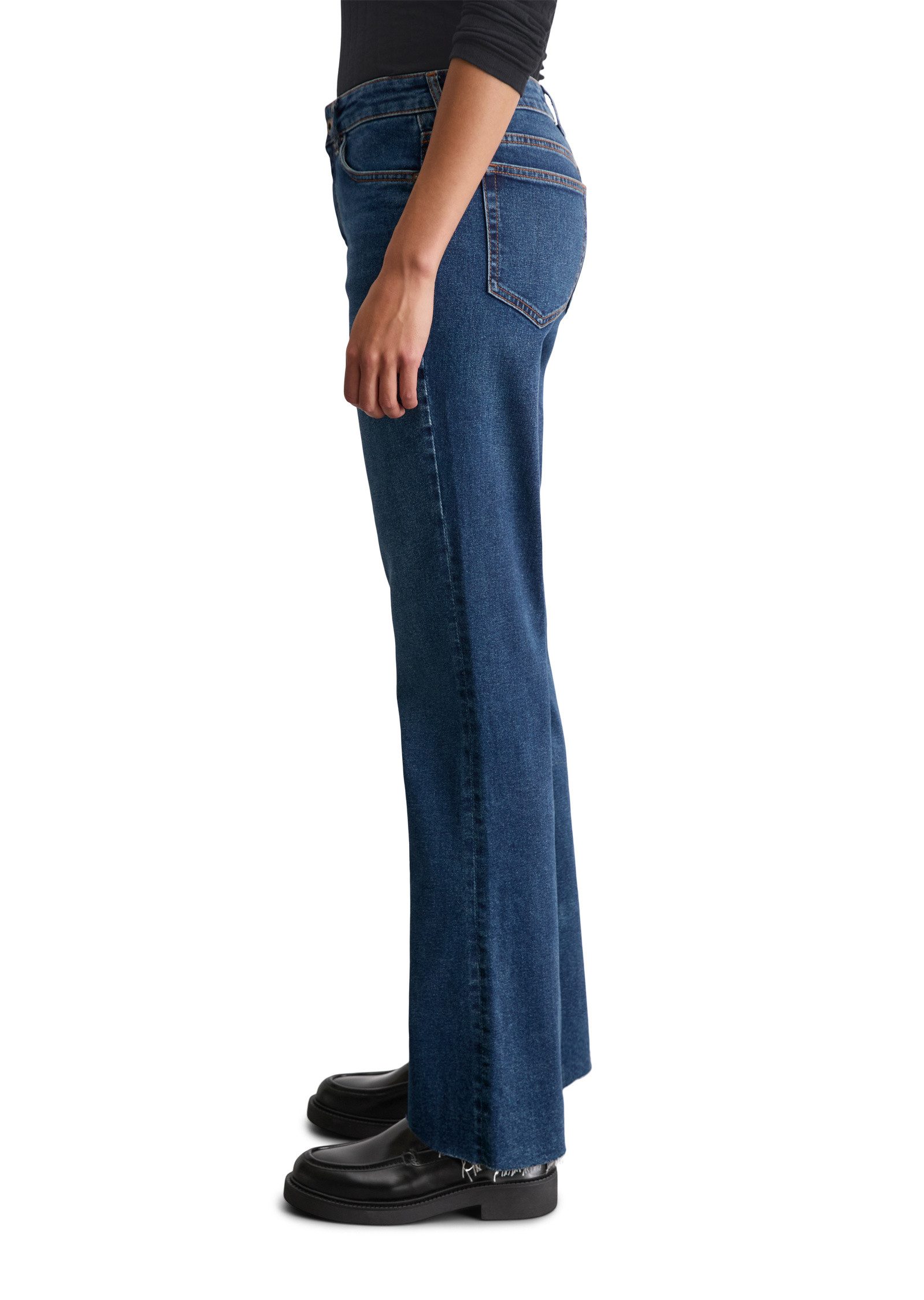 Marc O'Polo Schlagjeans aus Organic-Cotton-Mix-Stretch günstig online kaufen