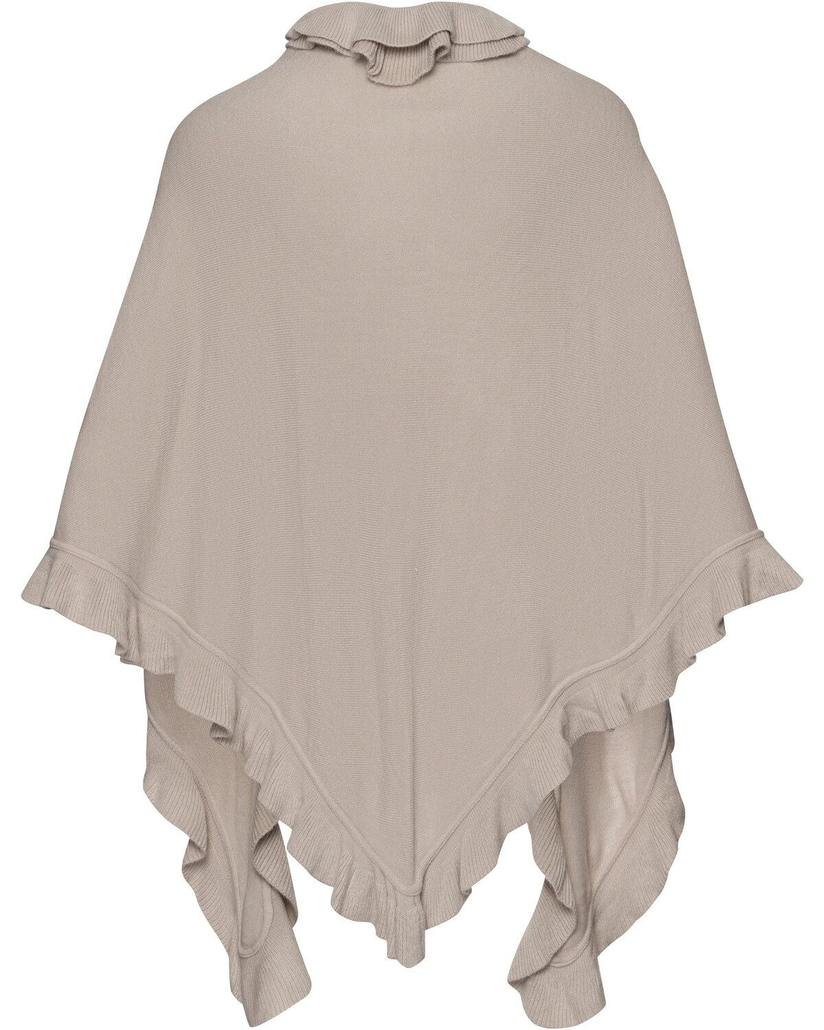 Luise Steiner Strickponcho Rüschen-Poncho günstig online kaufen