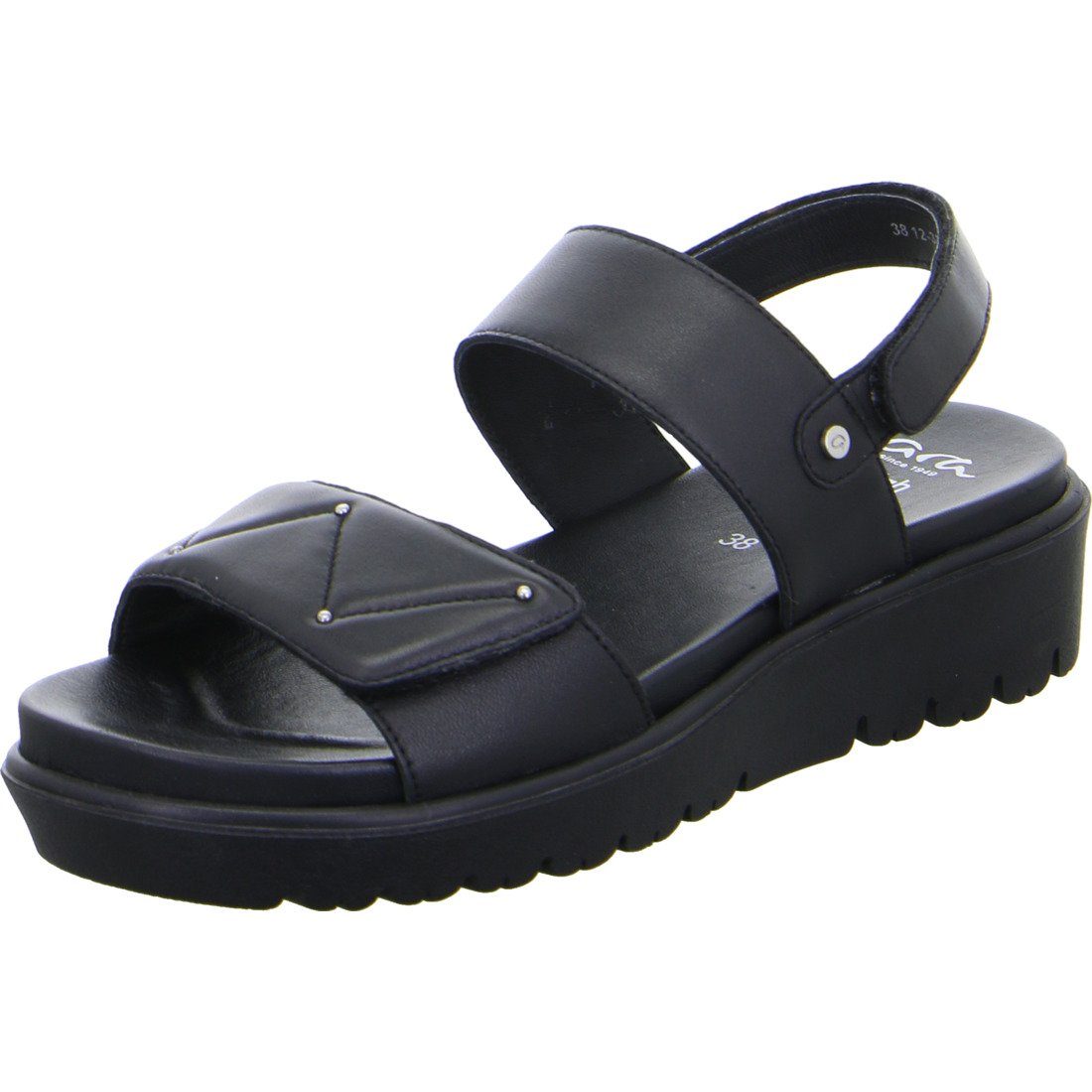 Ara Ara Schuhe, Sandalette Bilbao - Glattleder Sandalette schwarz 048120