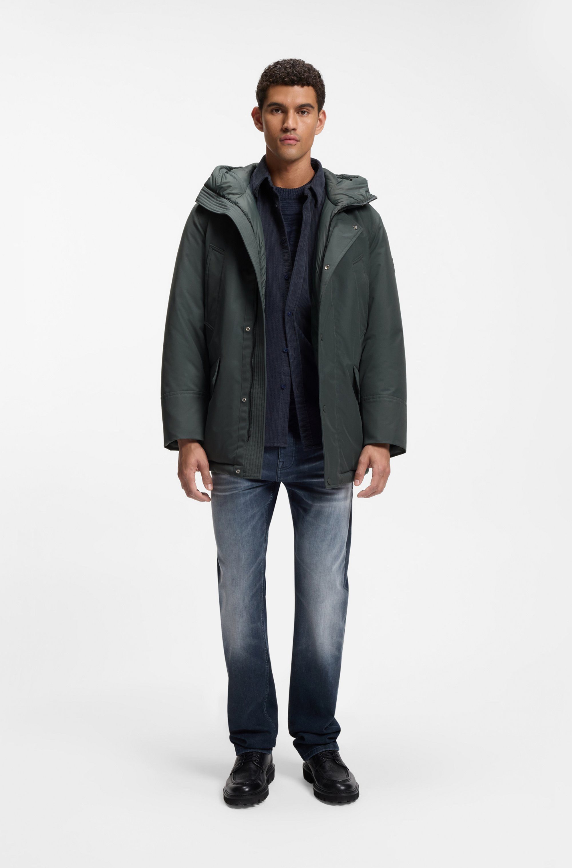 BOSS ORANGE Parka Osiass1 im Relaxed Fit, wasserabweisend – Bild 4 von 5