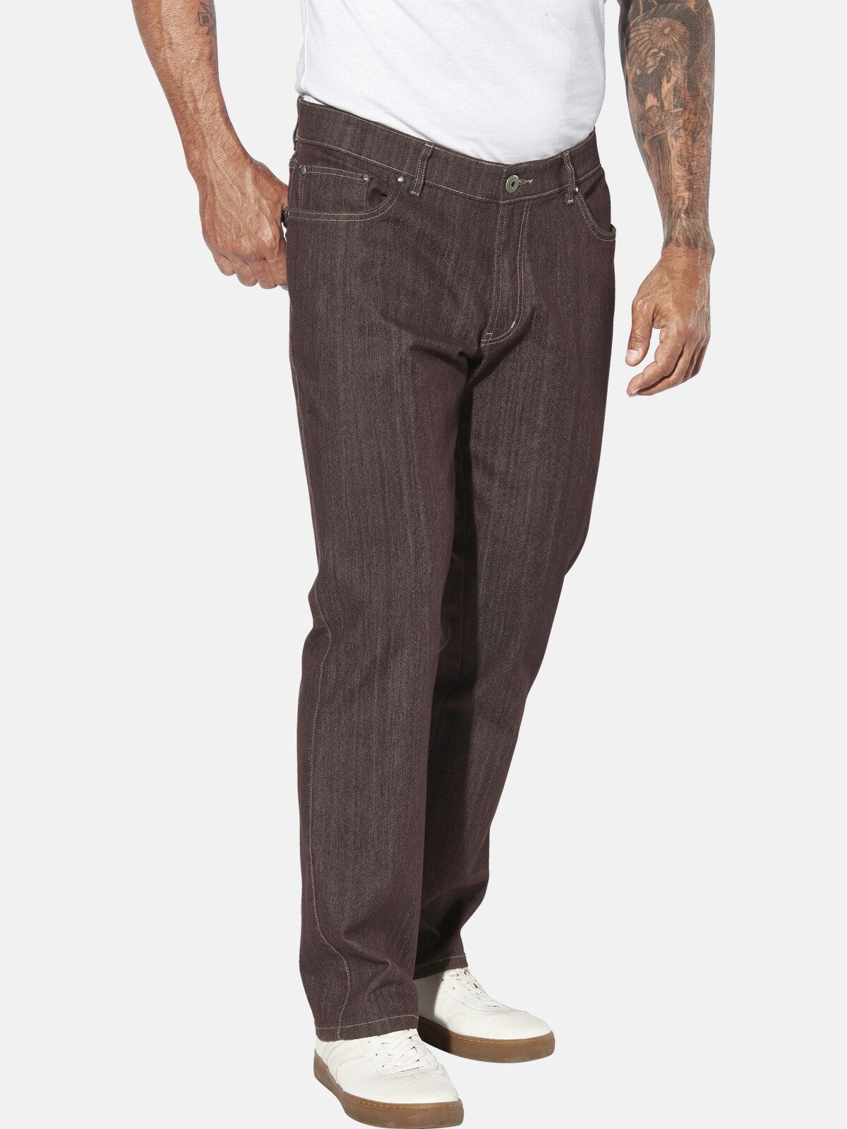 Jan Vanderstorm Comfort-fit-Jeans HALGAARD mit Wascheffekt