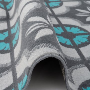 Designteppich Designer Teppich Samba Modern Fliesenoptik, Pergamon, Rechteckig, Höhe: 6 mm