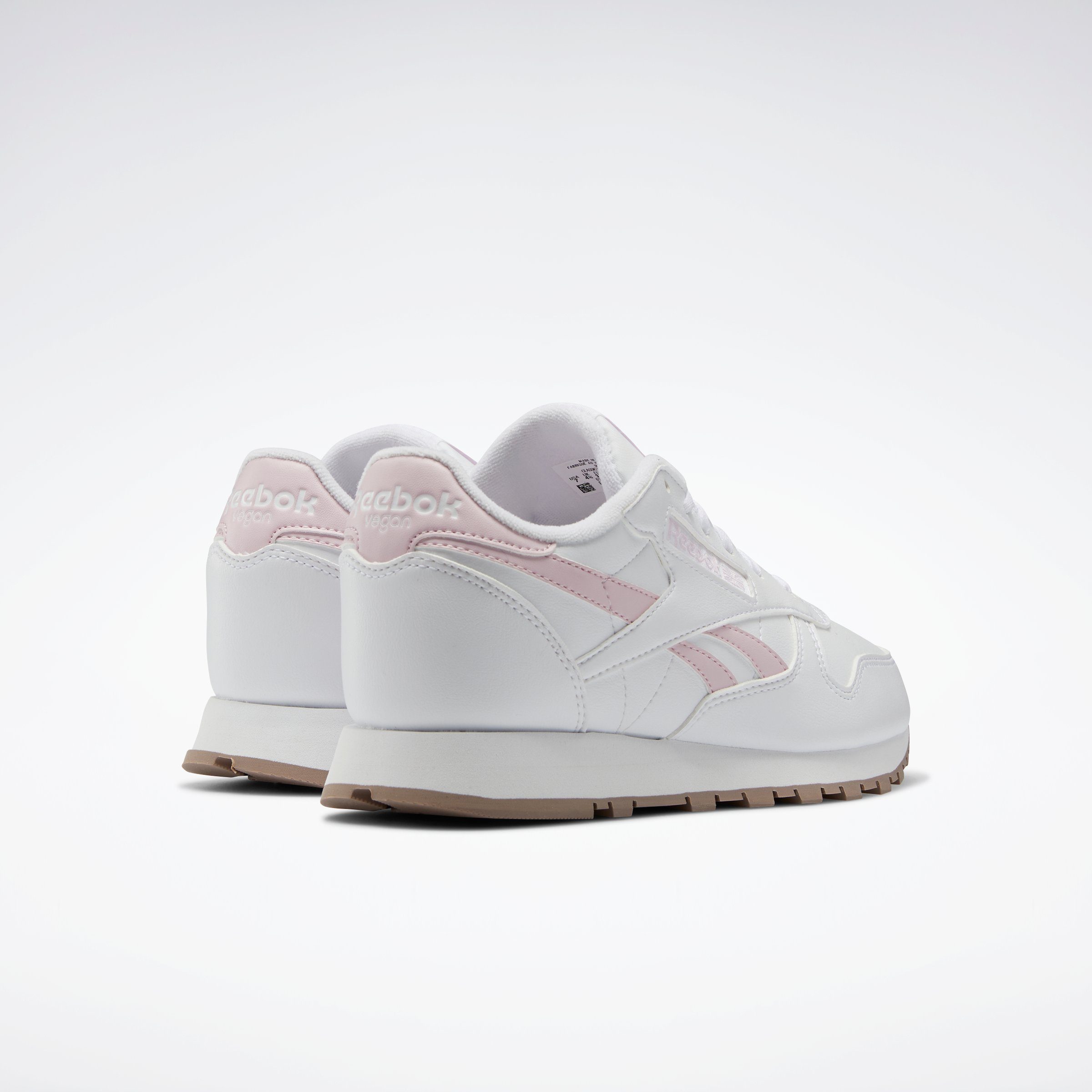 Sneaker CLASSIC Reebok weiß-rosa VEGAN Classic