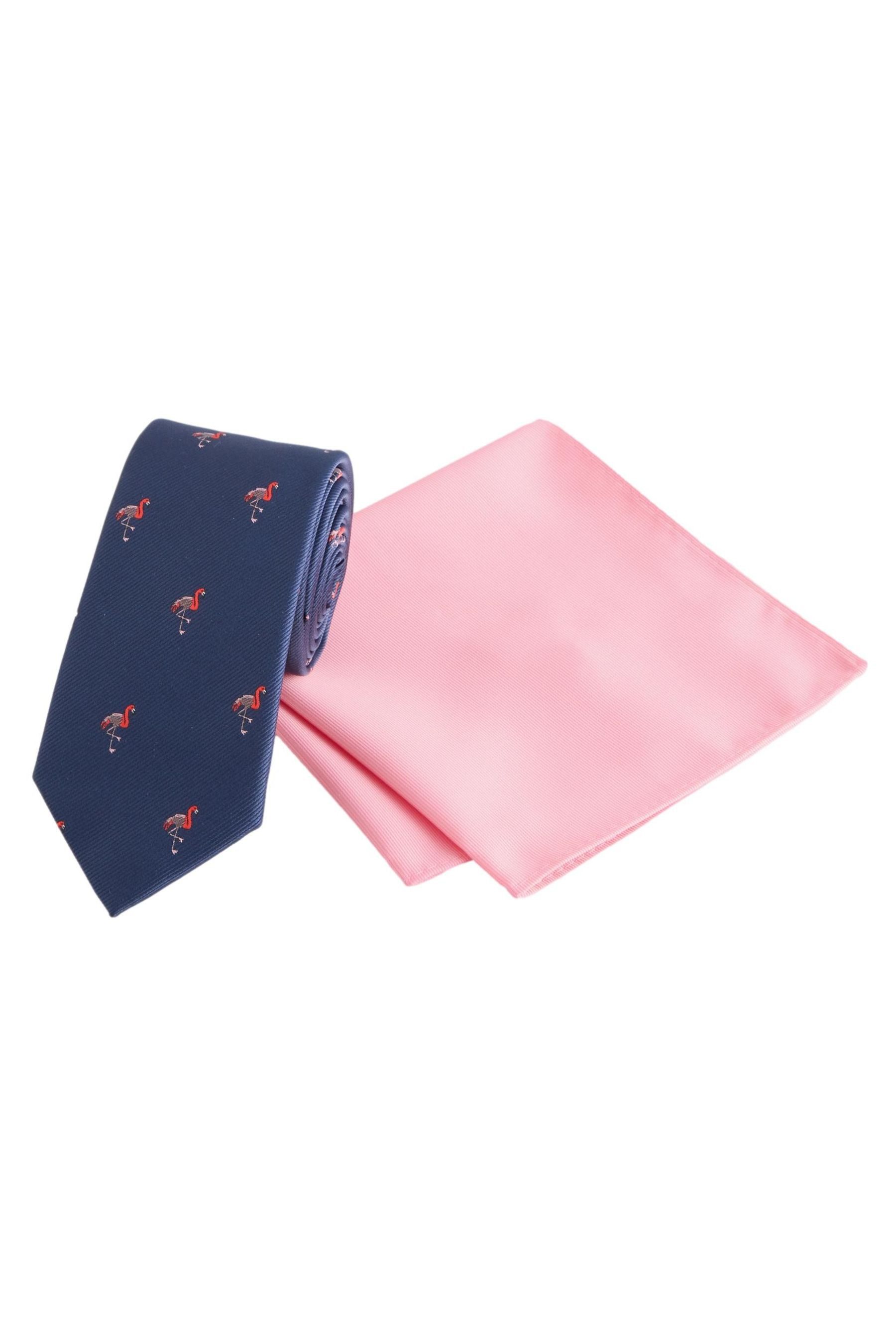 Next Krawatte Krawatte und Einstecktuch, Set (2-St)