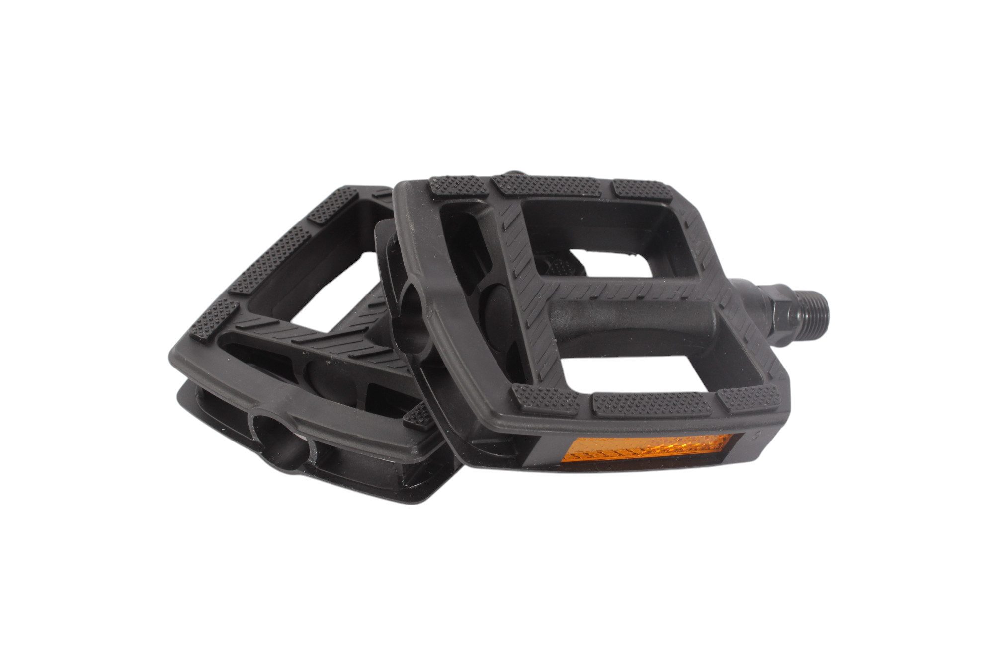 KHEbikes Plattformpedale PRISM MTB Педали 9/16" PVC – leicht & günstig (Geeignet für 3-teilige Kurbeln)