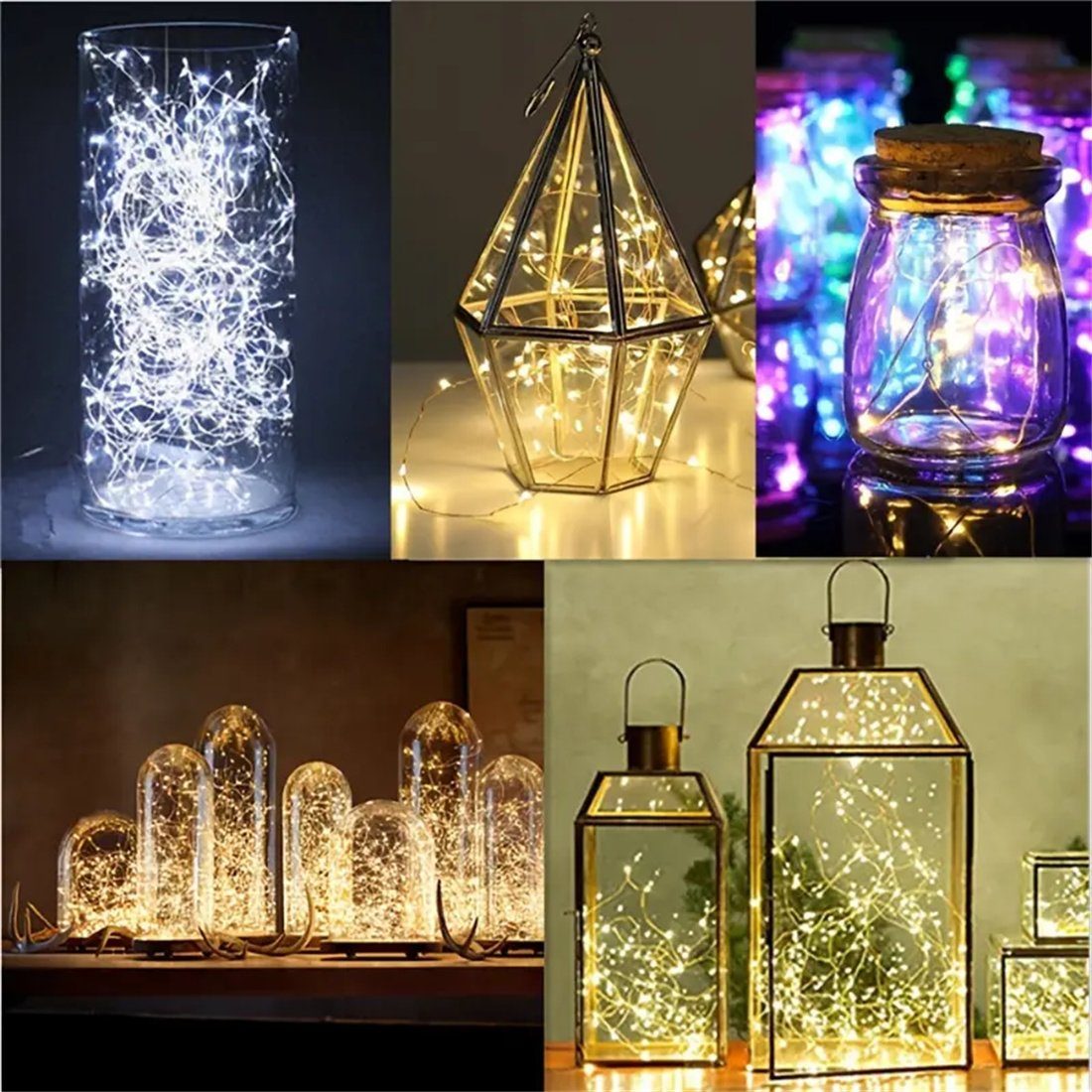 Lichterkette, Weihnachtsstrauß LED Geschenk Dekoration Lichter DAYUT LED-Lichterkette