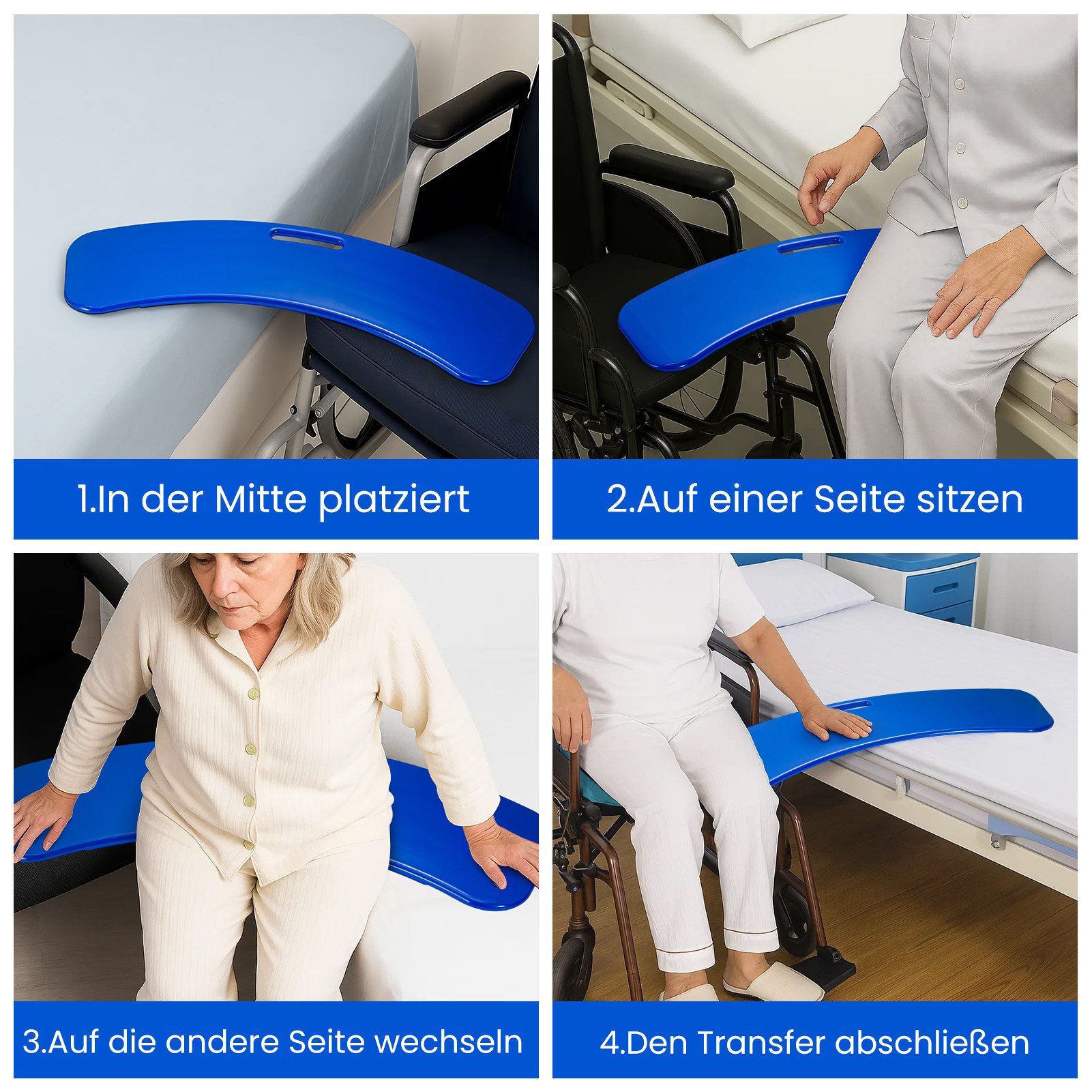 Youyijia Rollstuhl Patient Transfer Wheelchair Transfer Sliding Board Transferhilfen