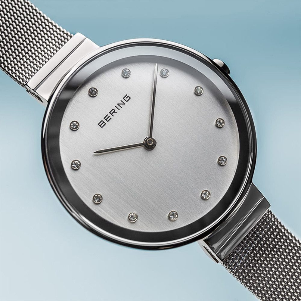 Bering Quarzuhr Bering Classic silber glänzend 12034-000 12034-000, Hochwertiges Produkt mit zeitlosem Design, sorgfältiger Verarbeitung