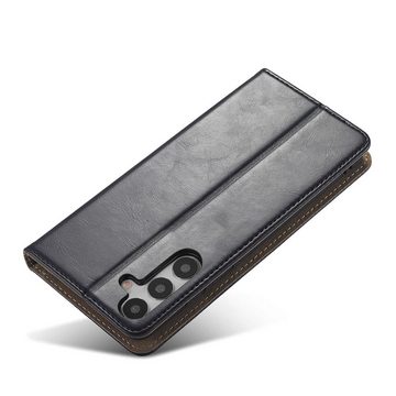 FITSU Handyhülle Handytasche für Samsung Galaxy A54 Hülle Schwarz 6,4 Zoll, Flipase für Samsung A54 Handyhülle, Handytasche mit Kartenfach