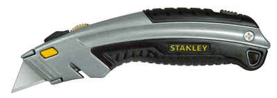 STANLEY Cuttermesser 0-10-788 Profimesser m. einziehbarer Klinge, Länge 180 mm, 3 Ersatzklingen schneller Klingenwechsel